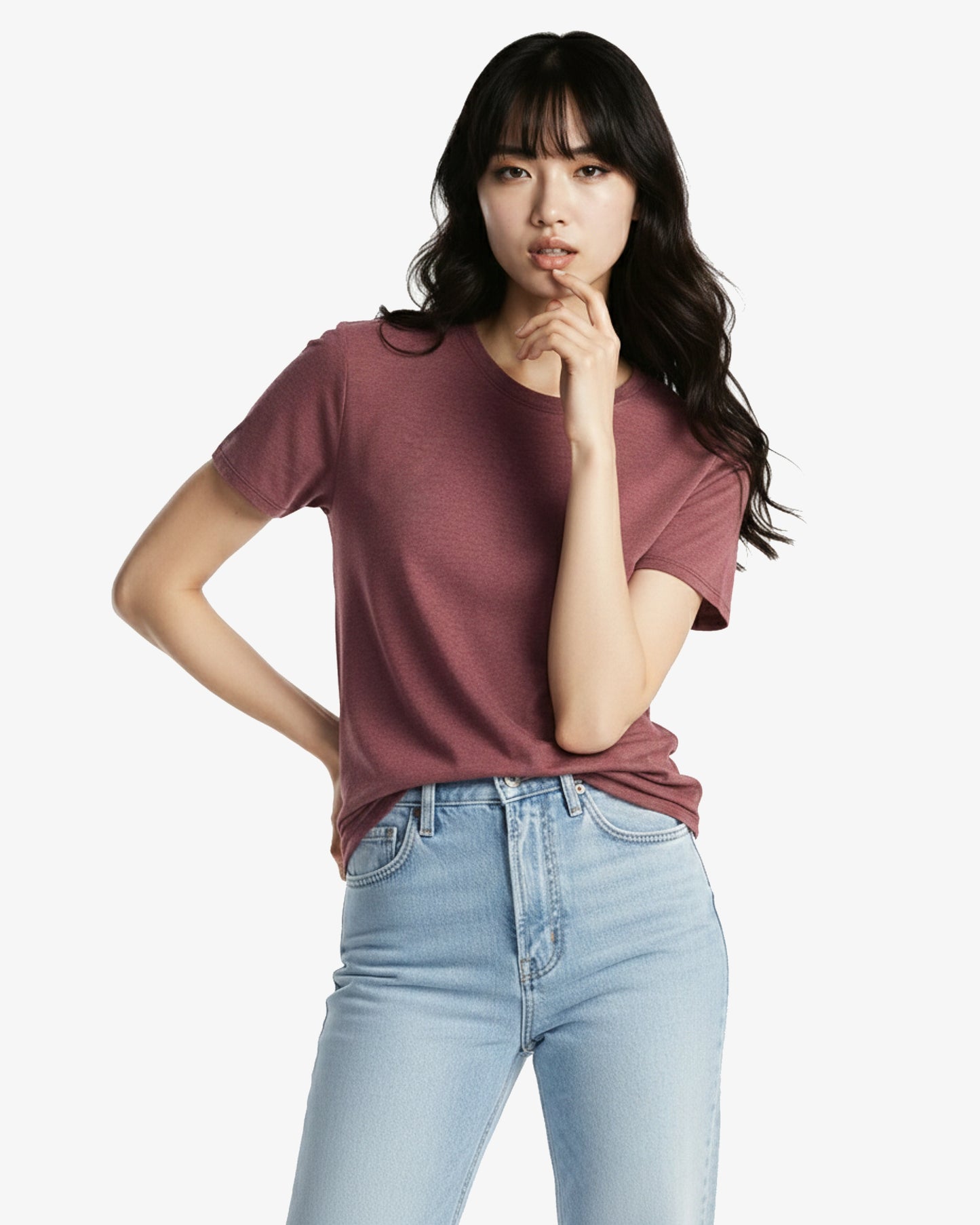 Unisex Bamboo Tri-Blend Crewneck T