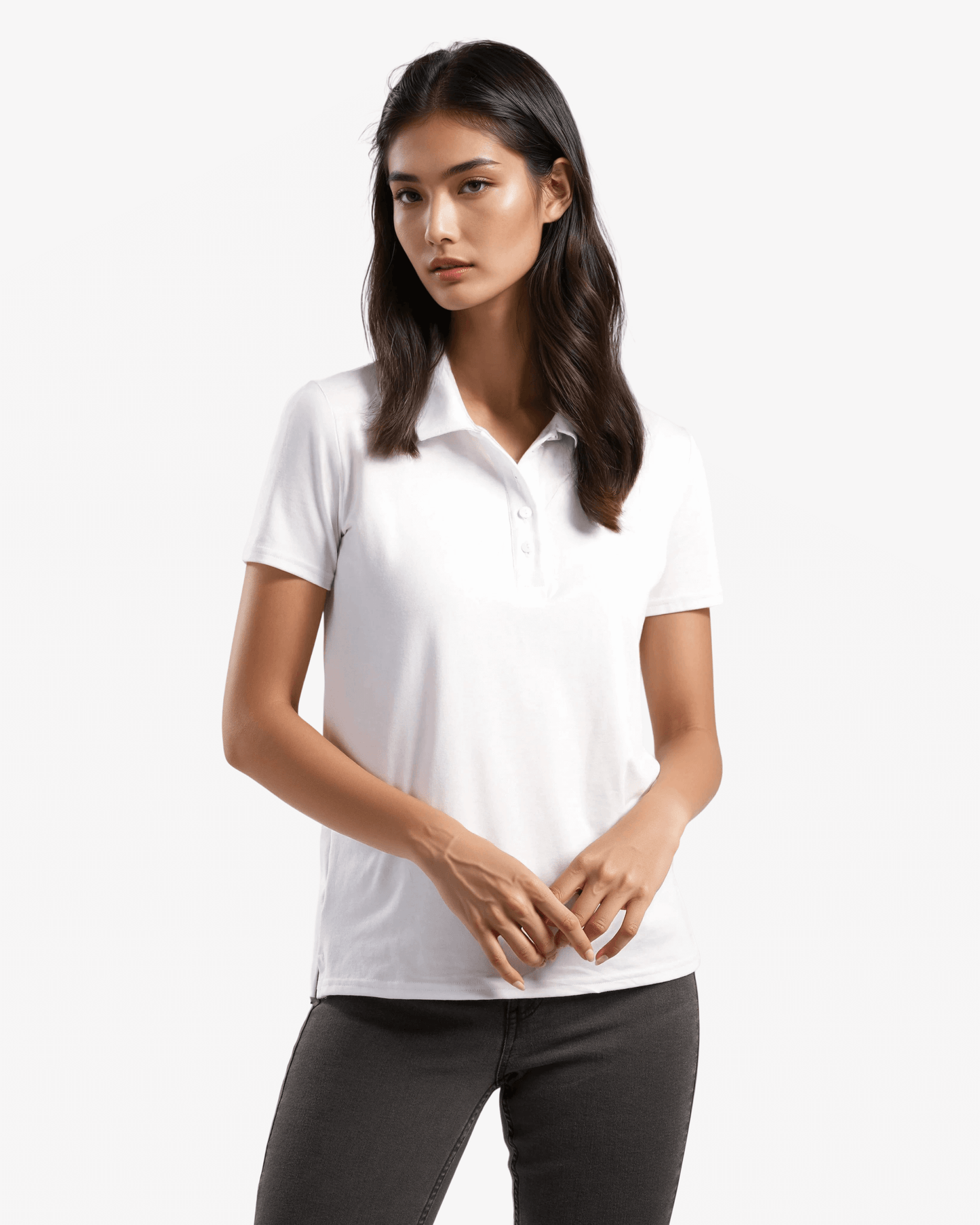 Ladies Relaxed Fit Bamboo Polo