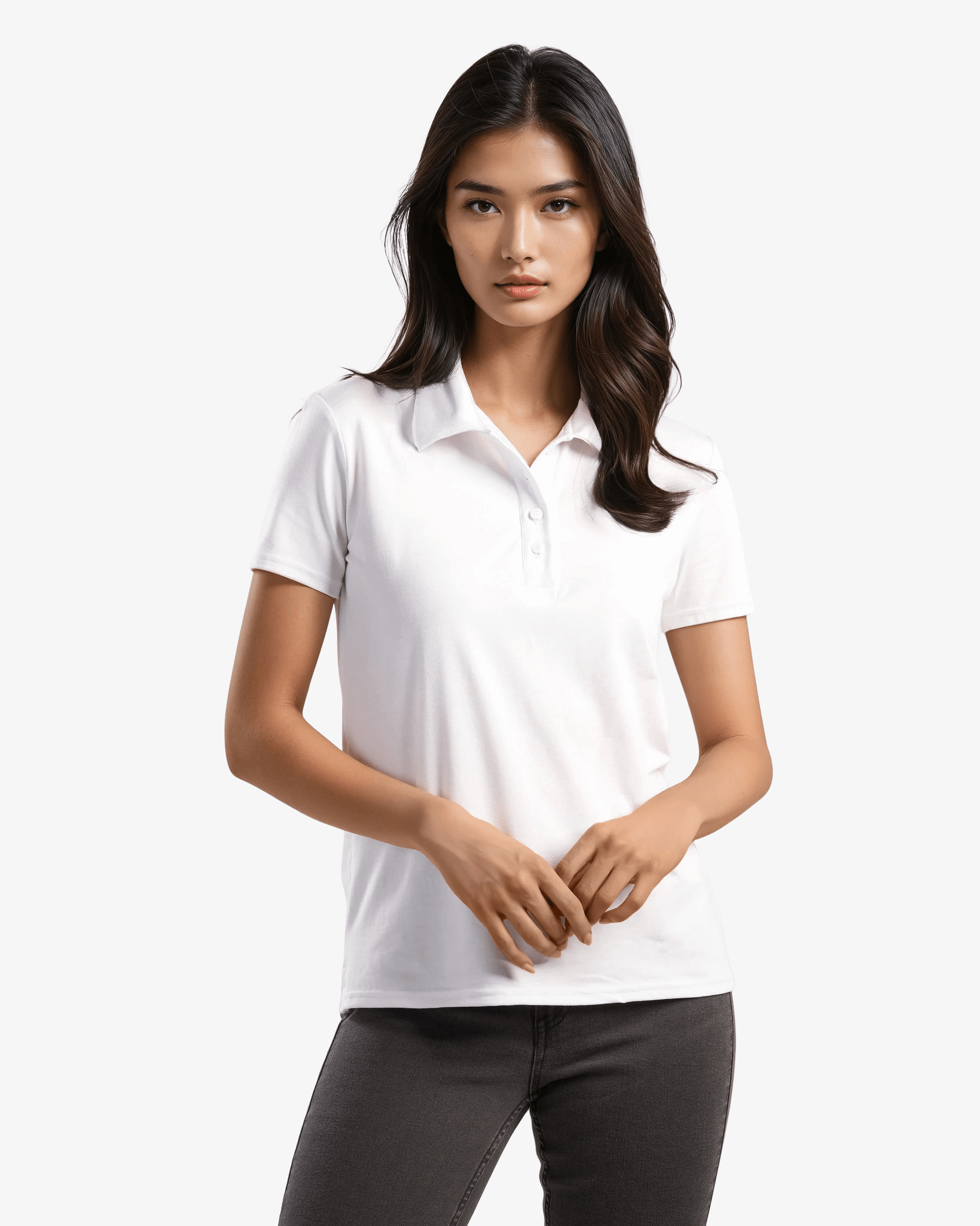 Ladies Relaxed Fit Bamboo Polo