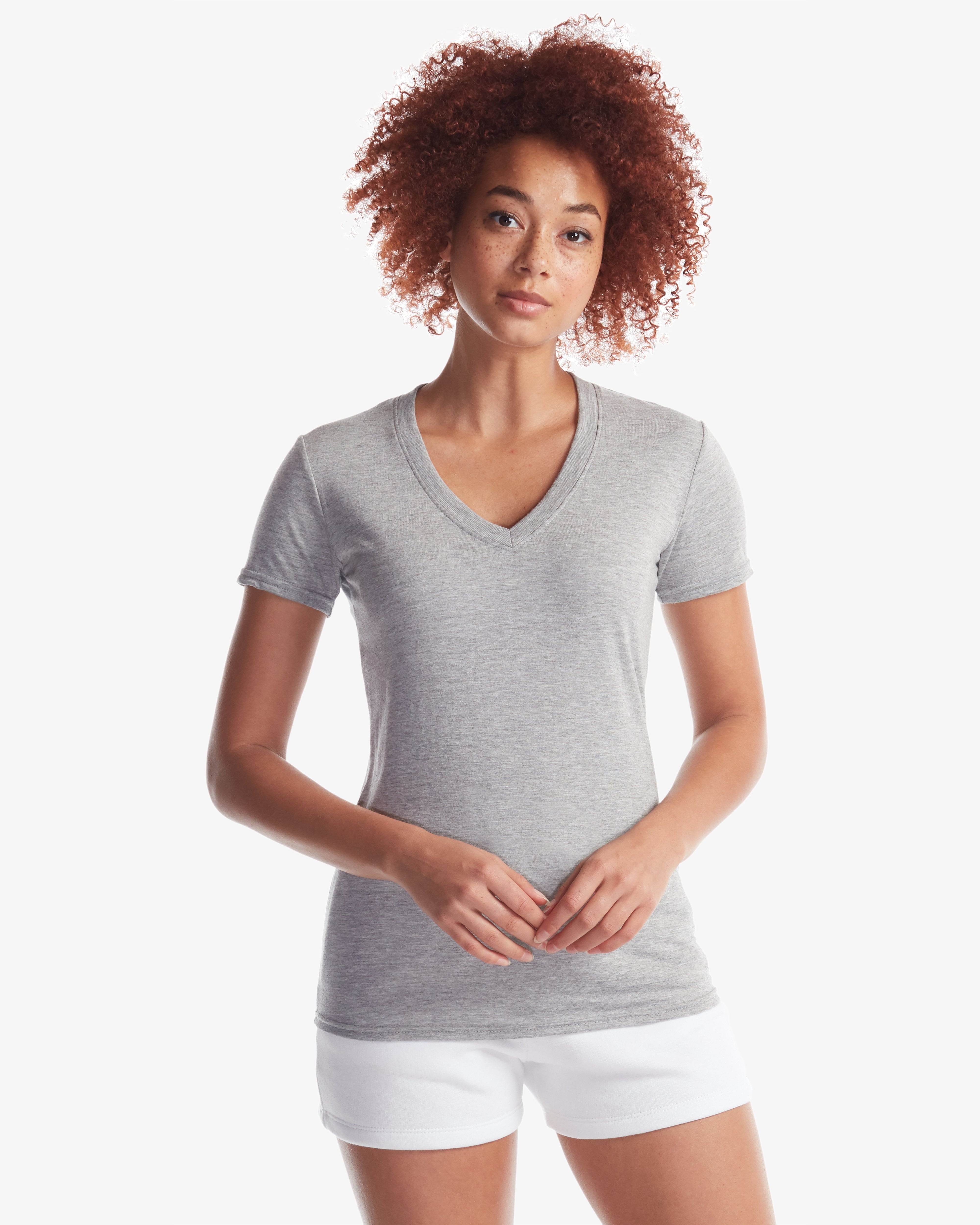 Ladies Bamboo Foundation V-Neck