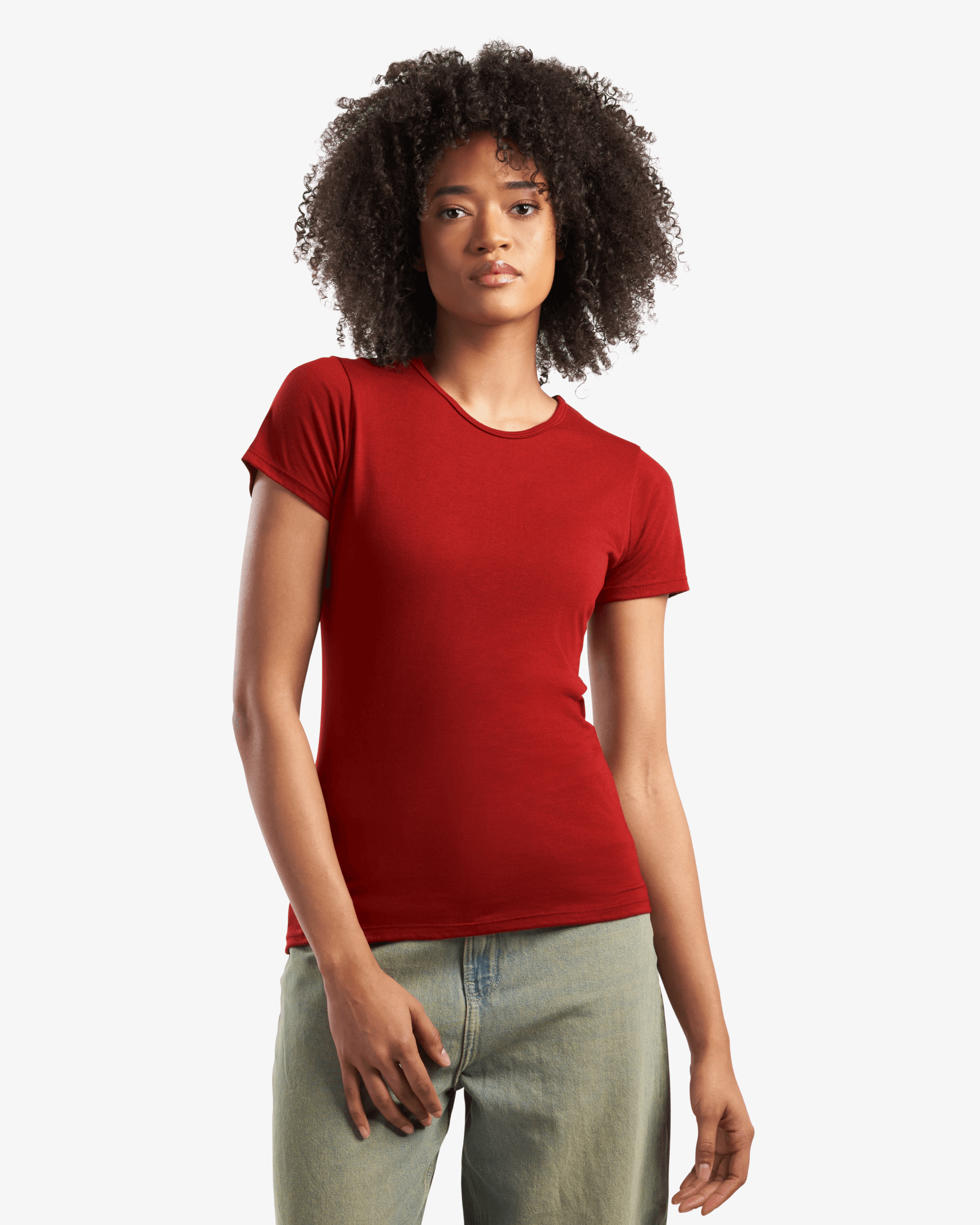 Bamboo Ladies Crewneck T