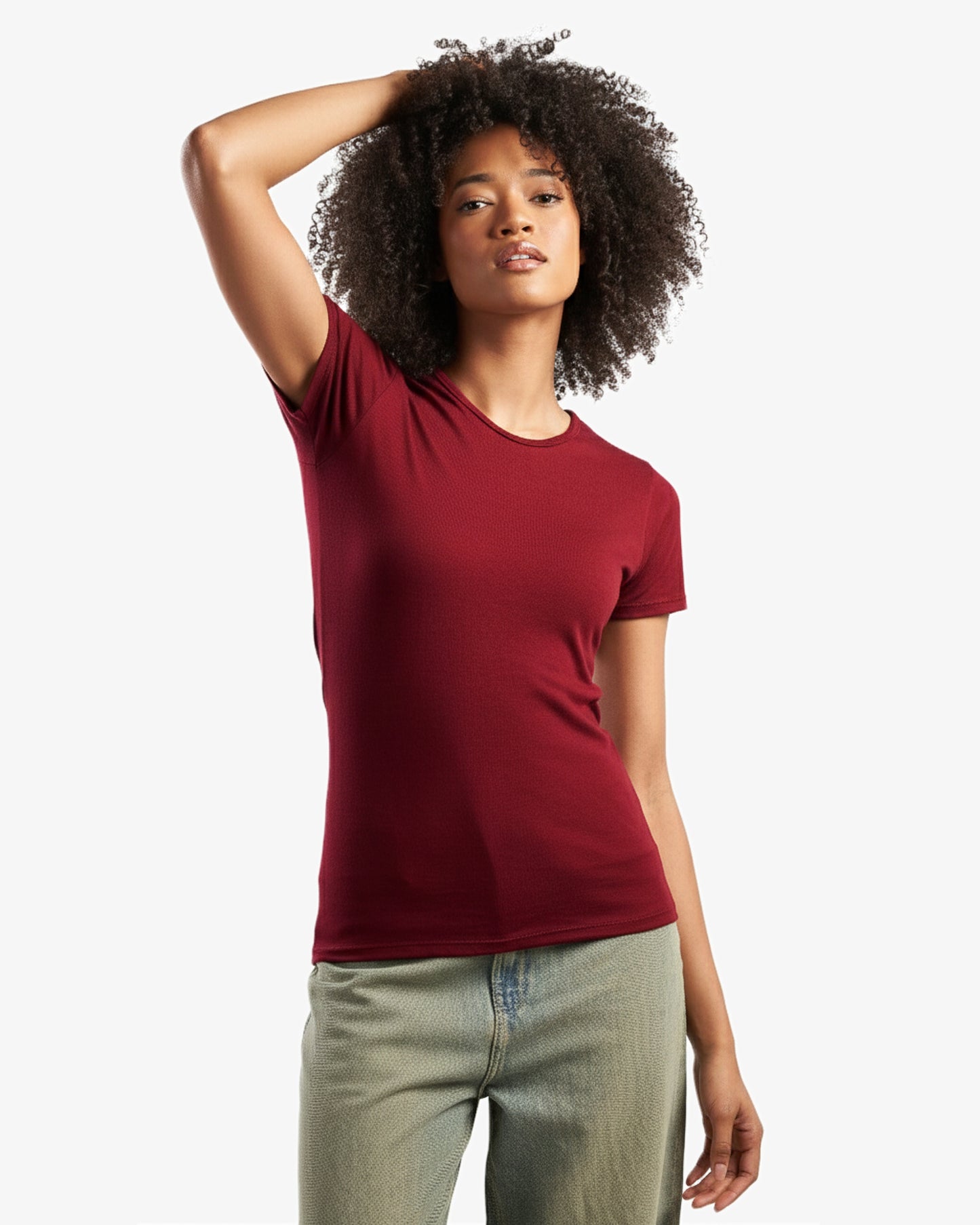 Bamboo Ladies Crewneck T