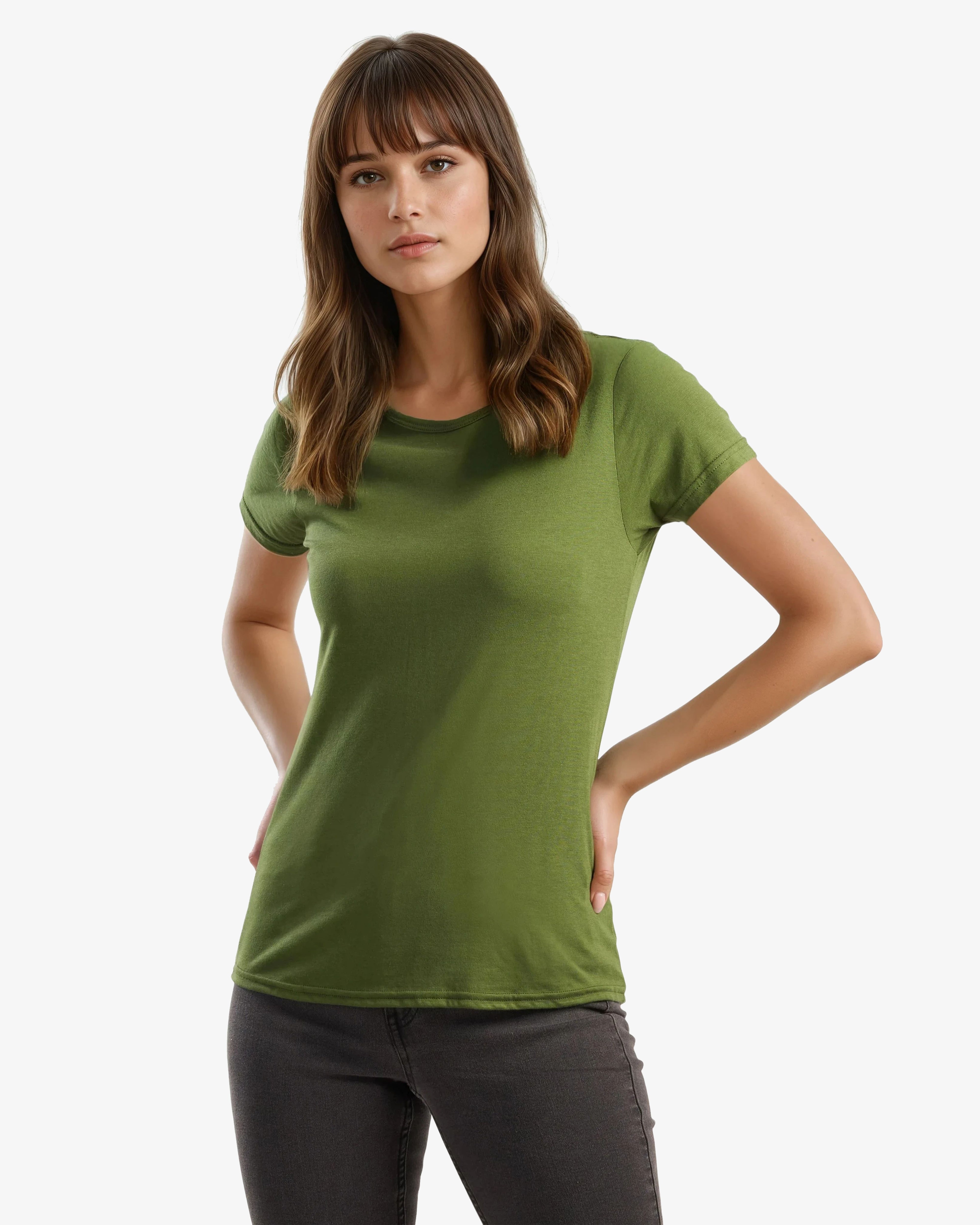 Bamboo Ladies Crewneck T