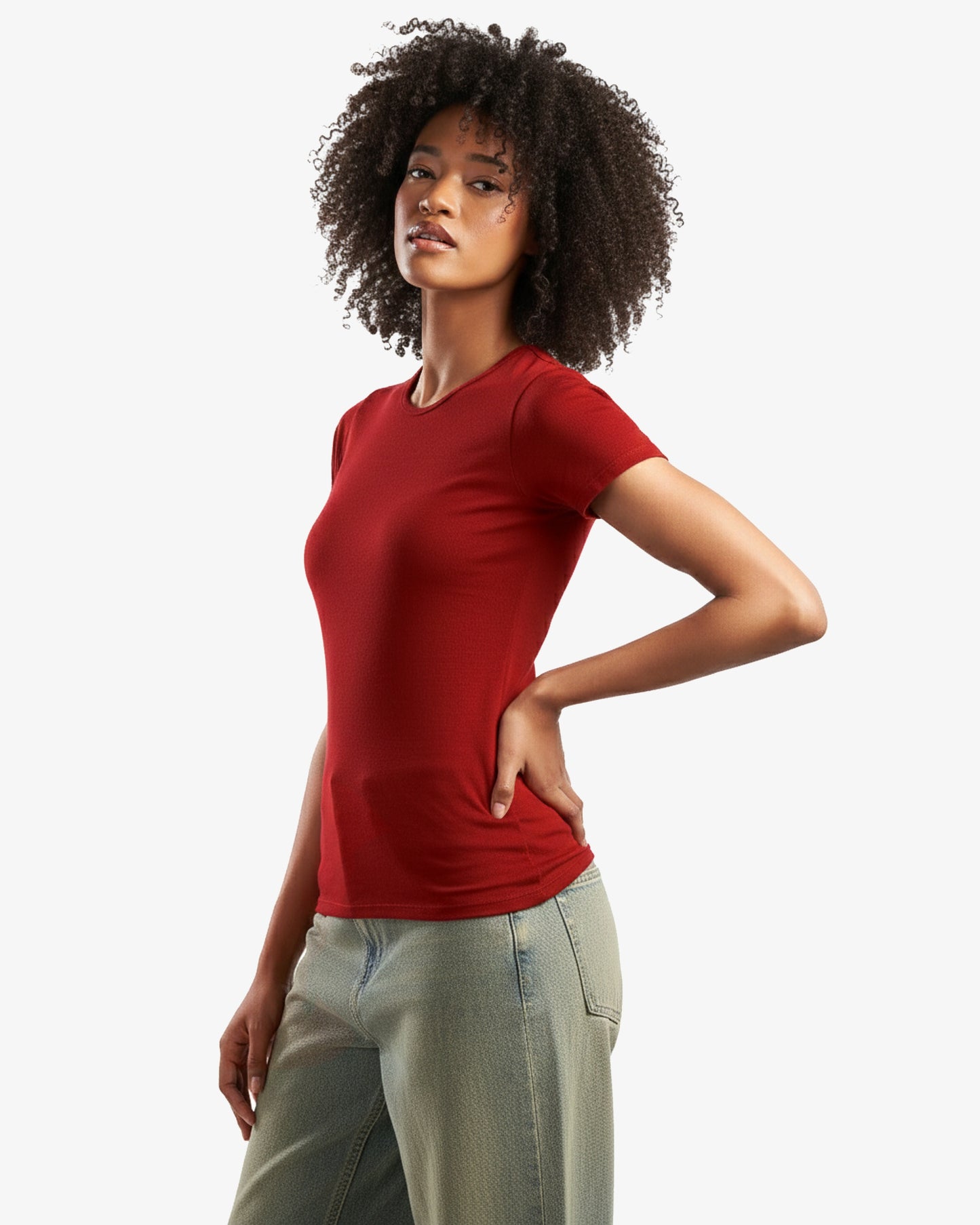 Bamboo Ladies Crewneck T