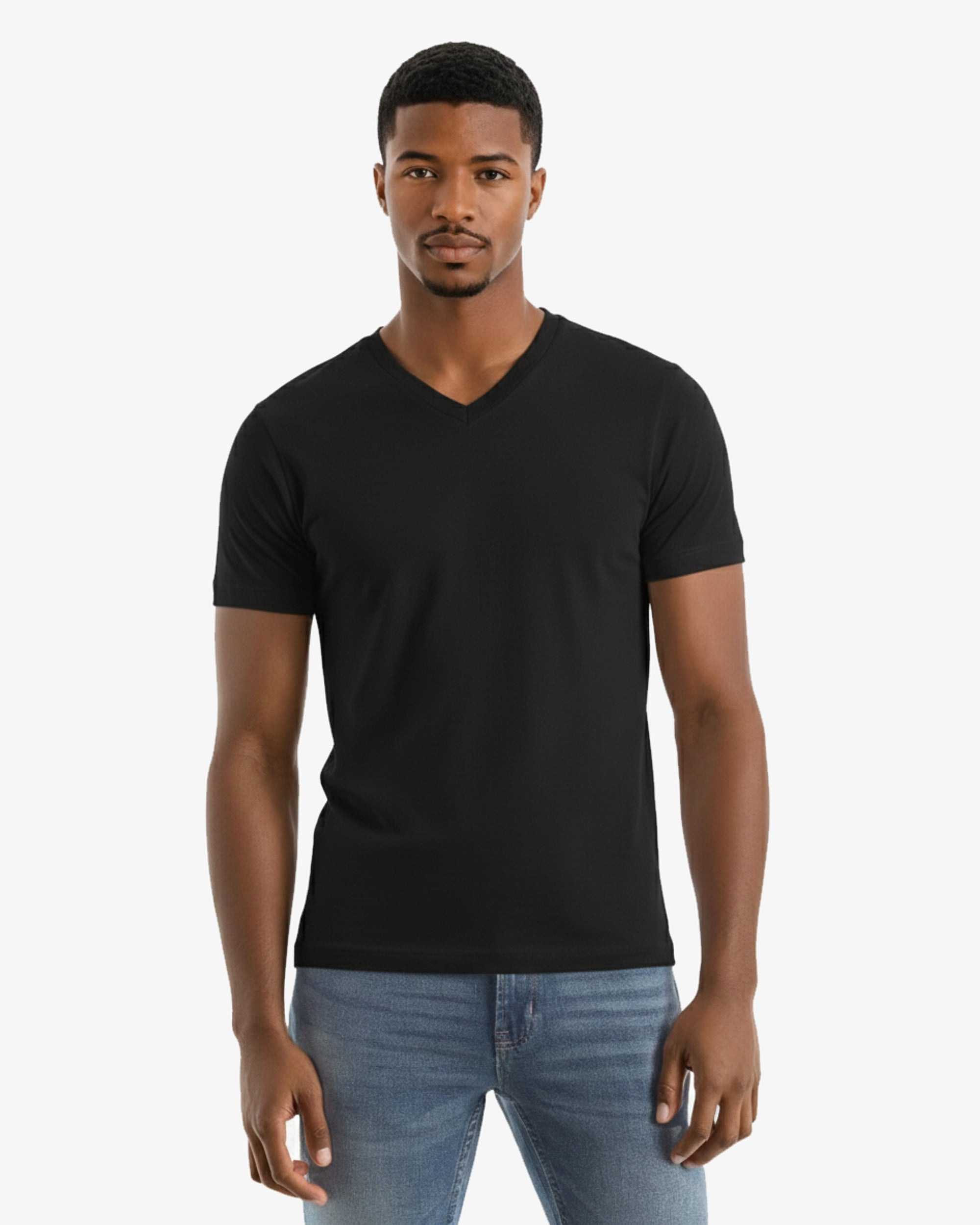 Bamboo Slim Fit V-Neck T-Shirt