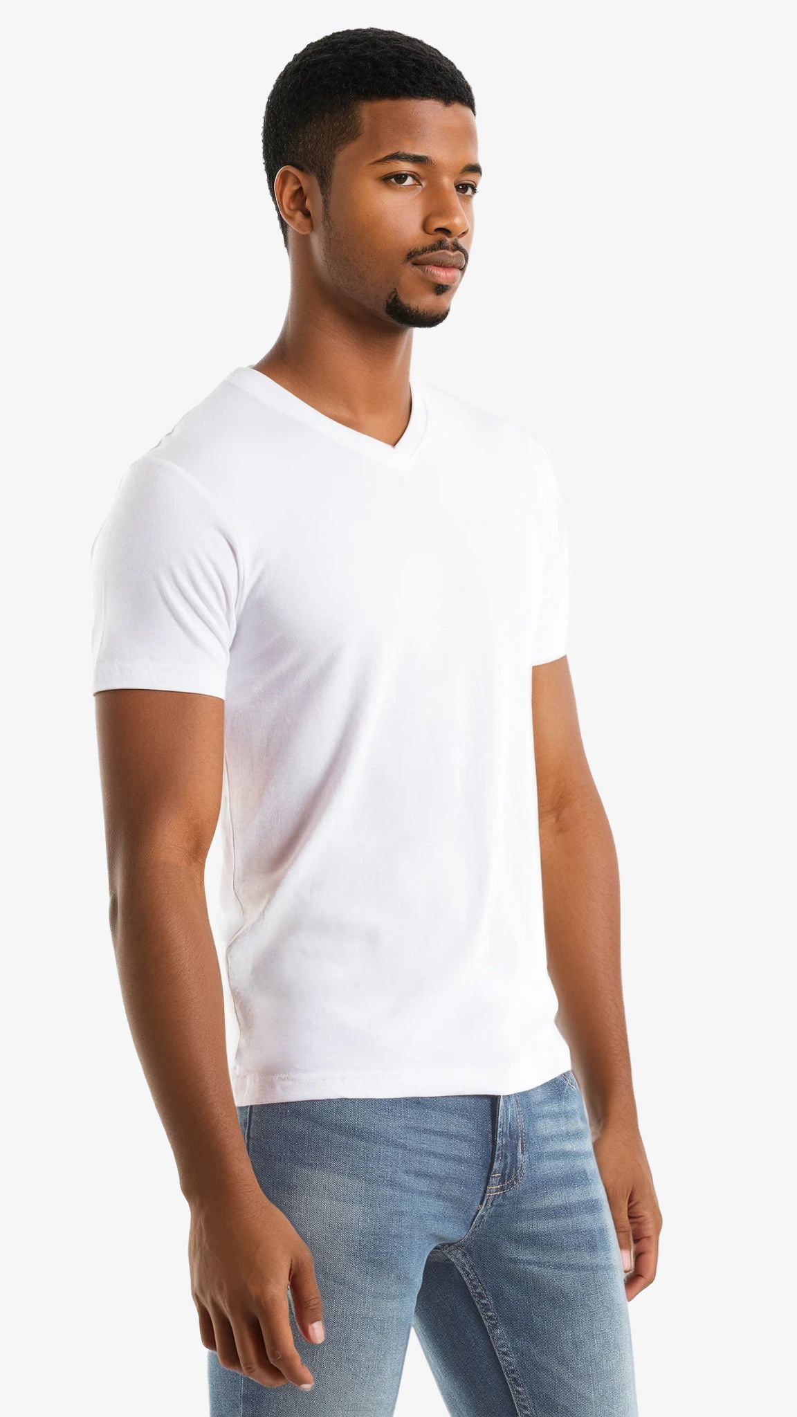 Bamboo Slim Fit V-Neck T-Shirt