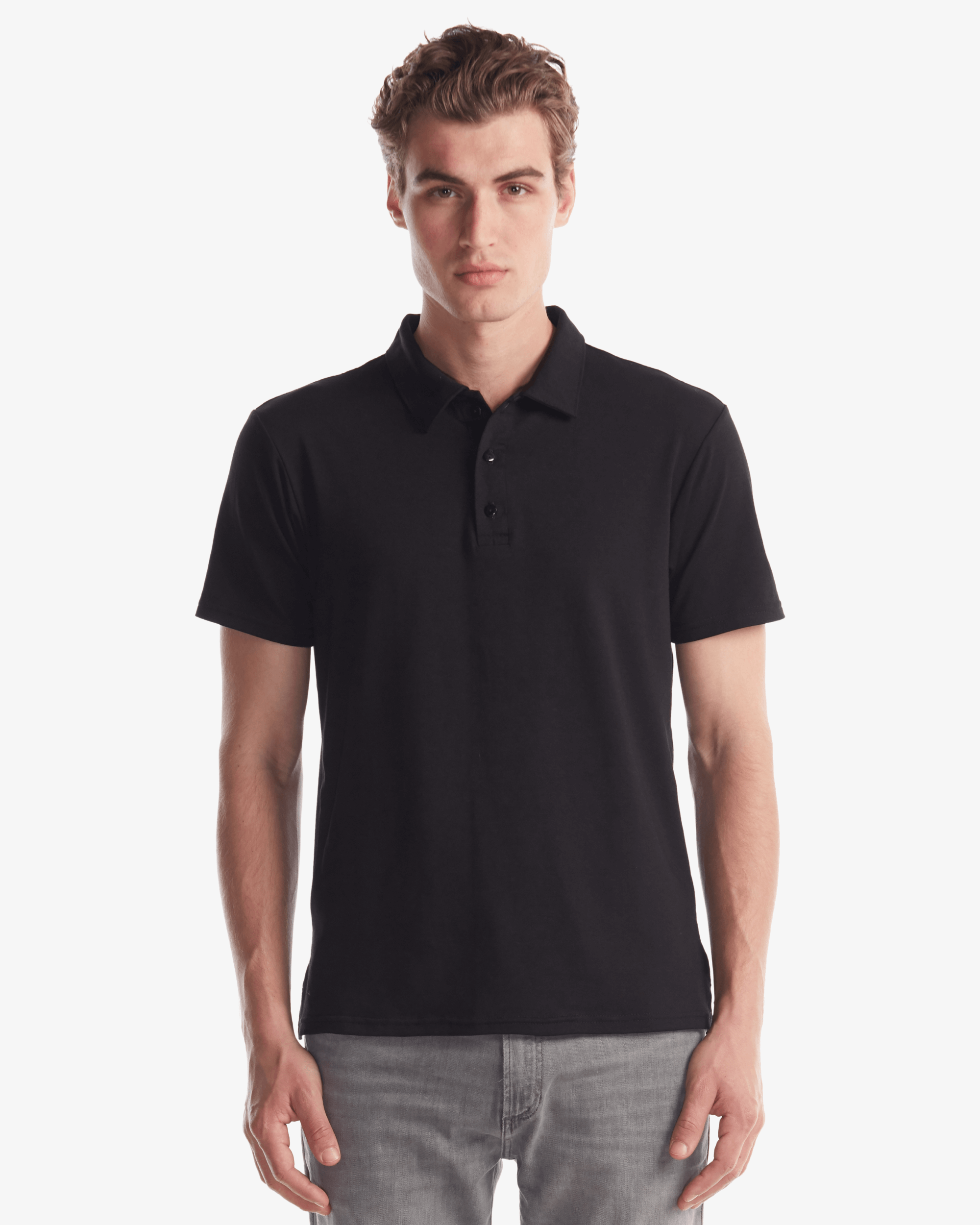 Mens Bamboo Stretch Polo