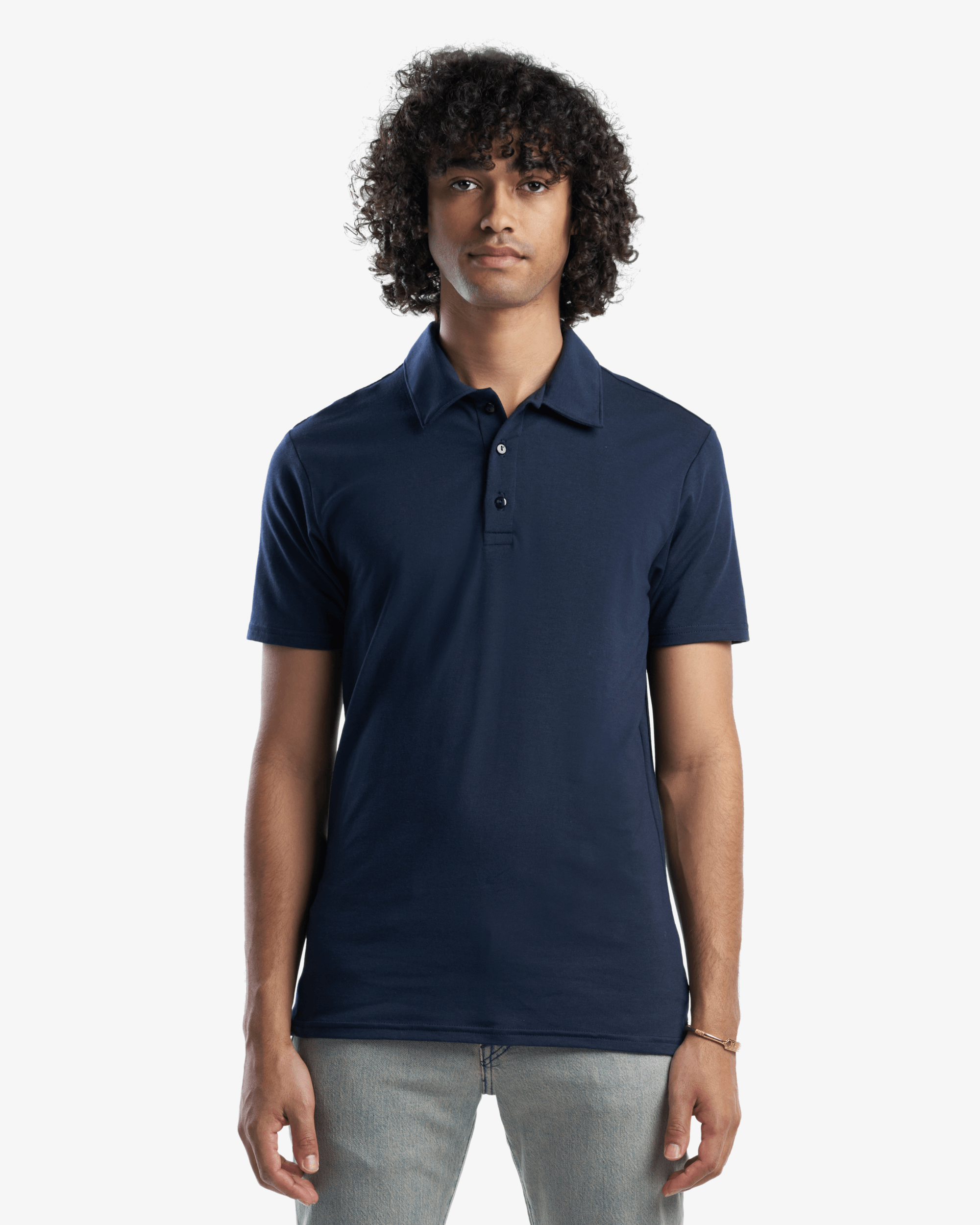 Mens Bamboo Stretch Polo