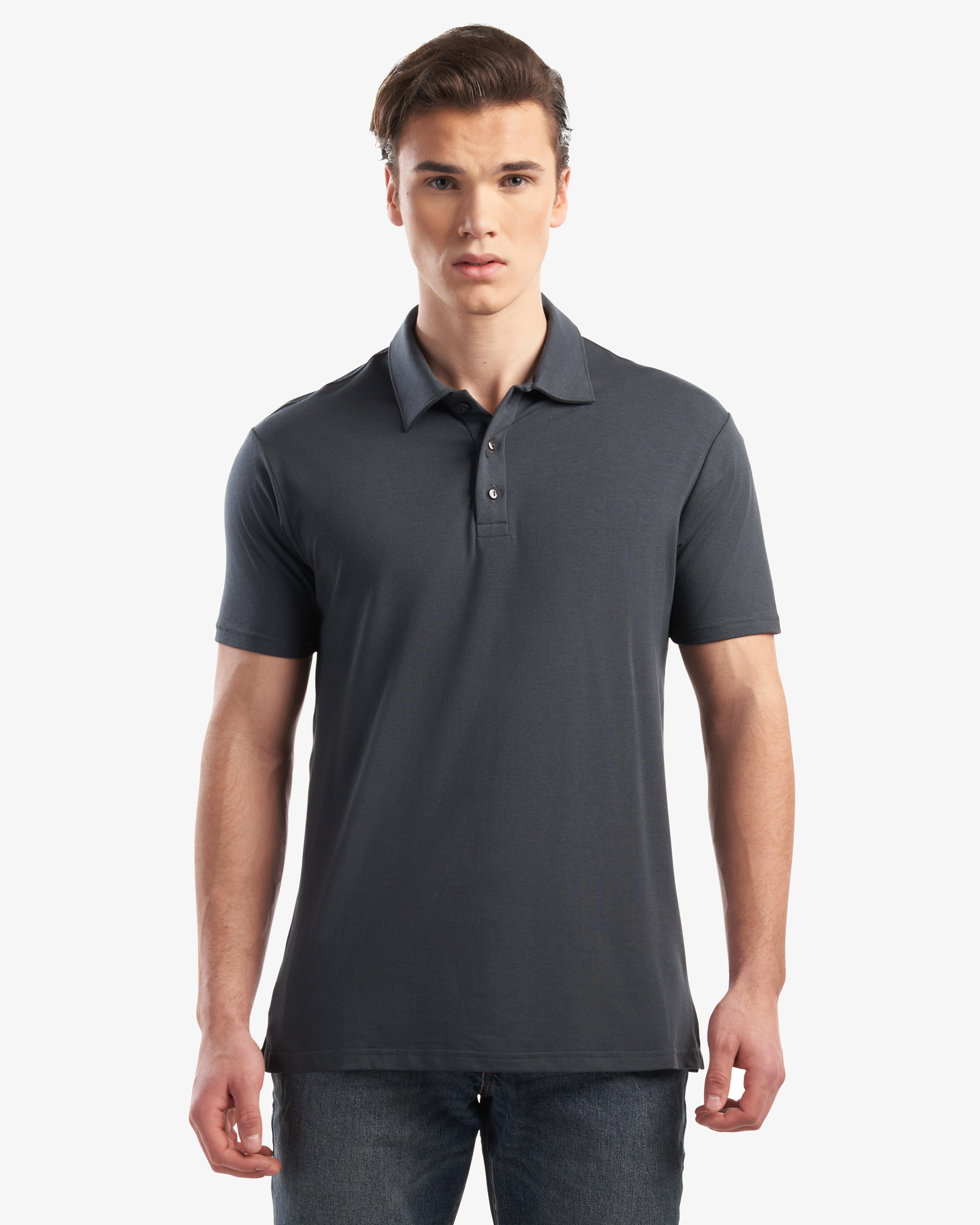 Mens Bamboo Stretch Polo