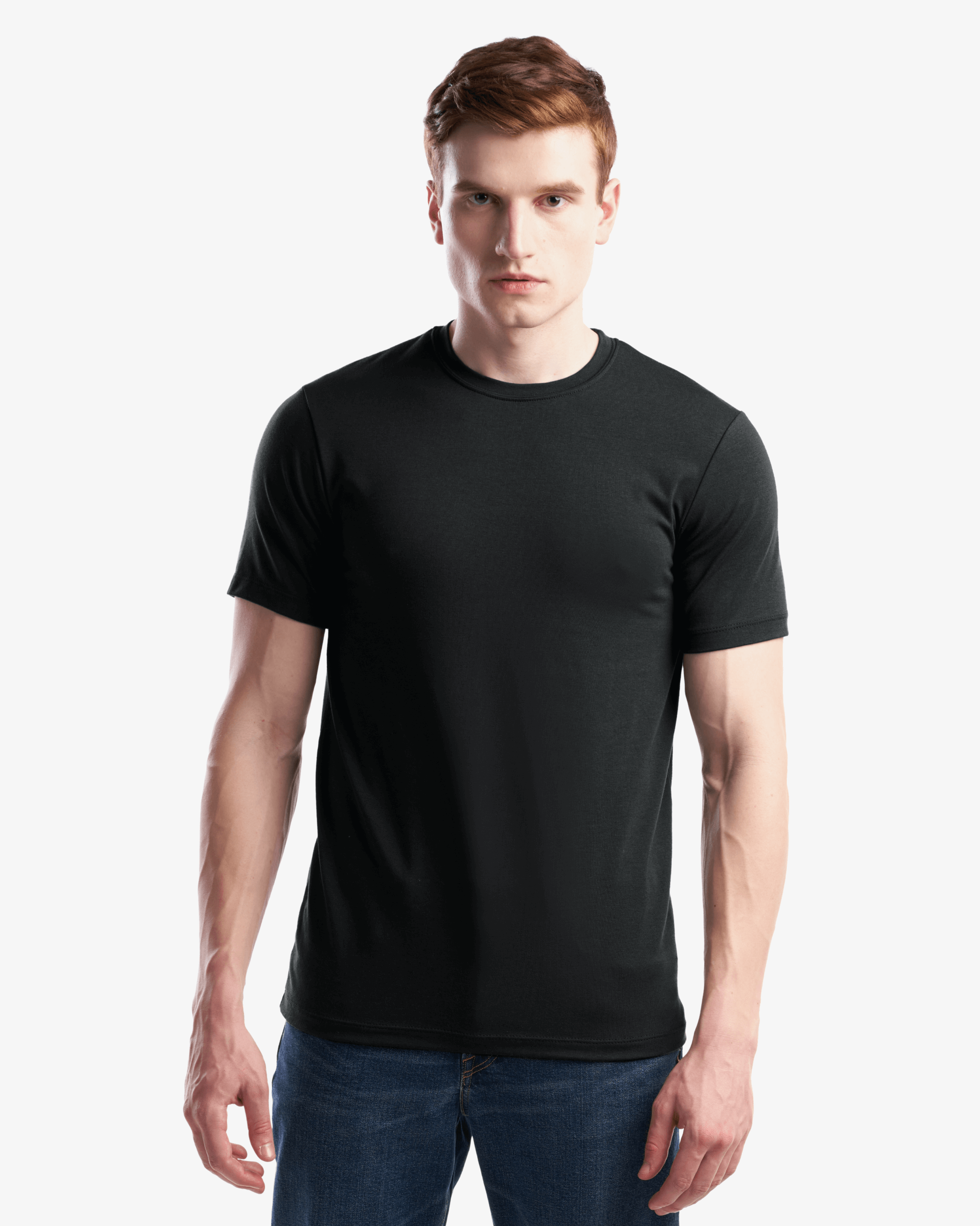 Bamboo Stretch Slim Fit Crew