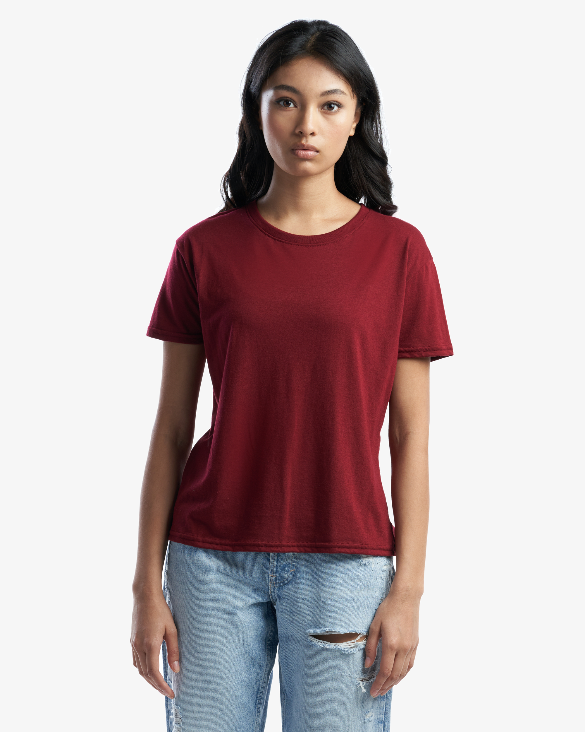 Ladies Bamboo Box Cut T-Shirt