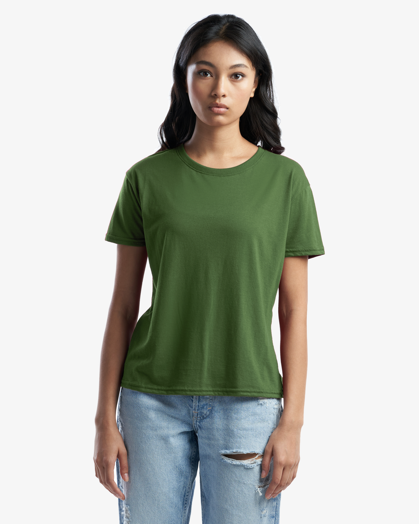 Ladies Bamboo Box Cut T-Shirt