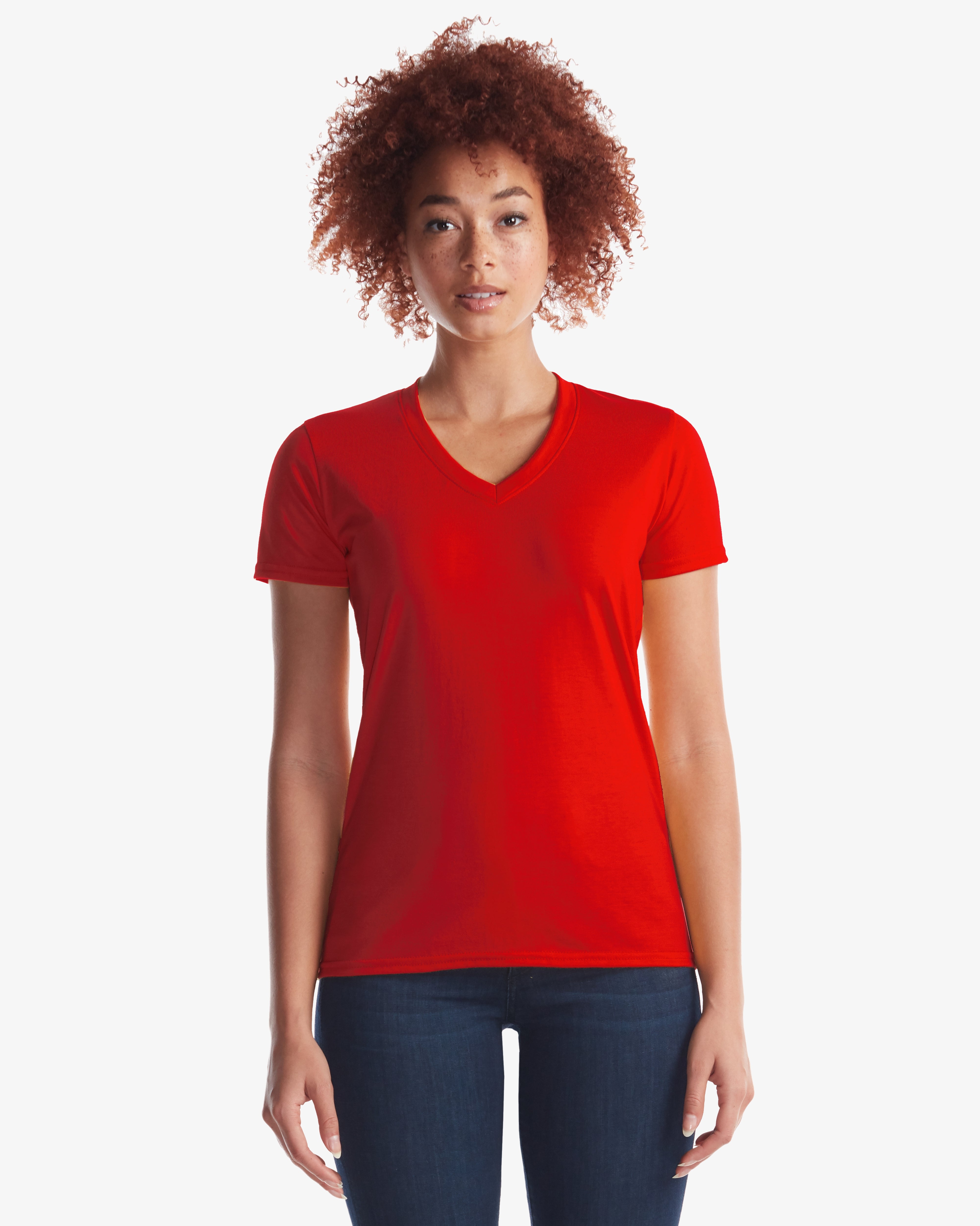 Ladies Interlock V-Neck