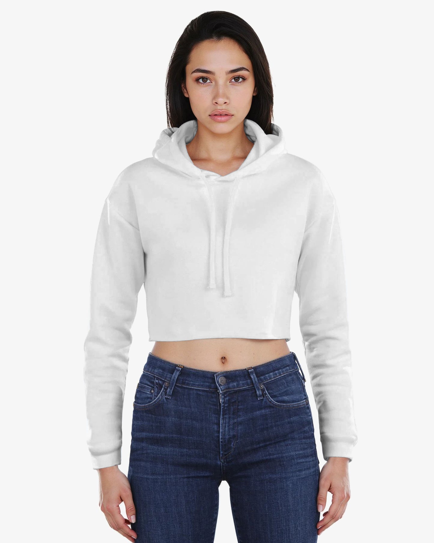 Ladies Crop Hoodie