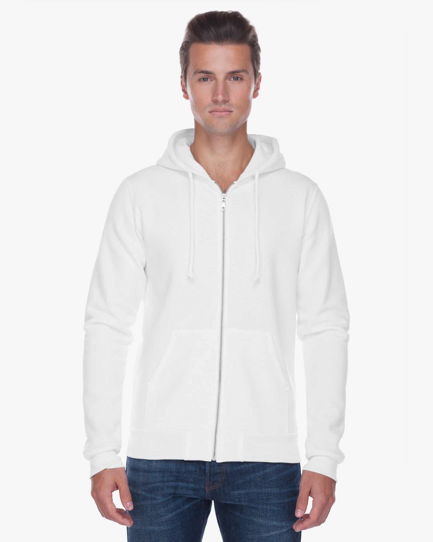 Contrast Lined Full Zip Hoody