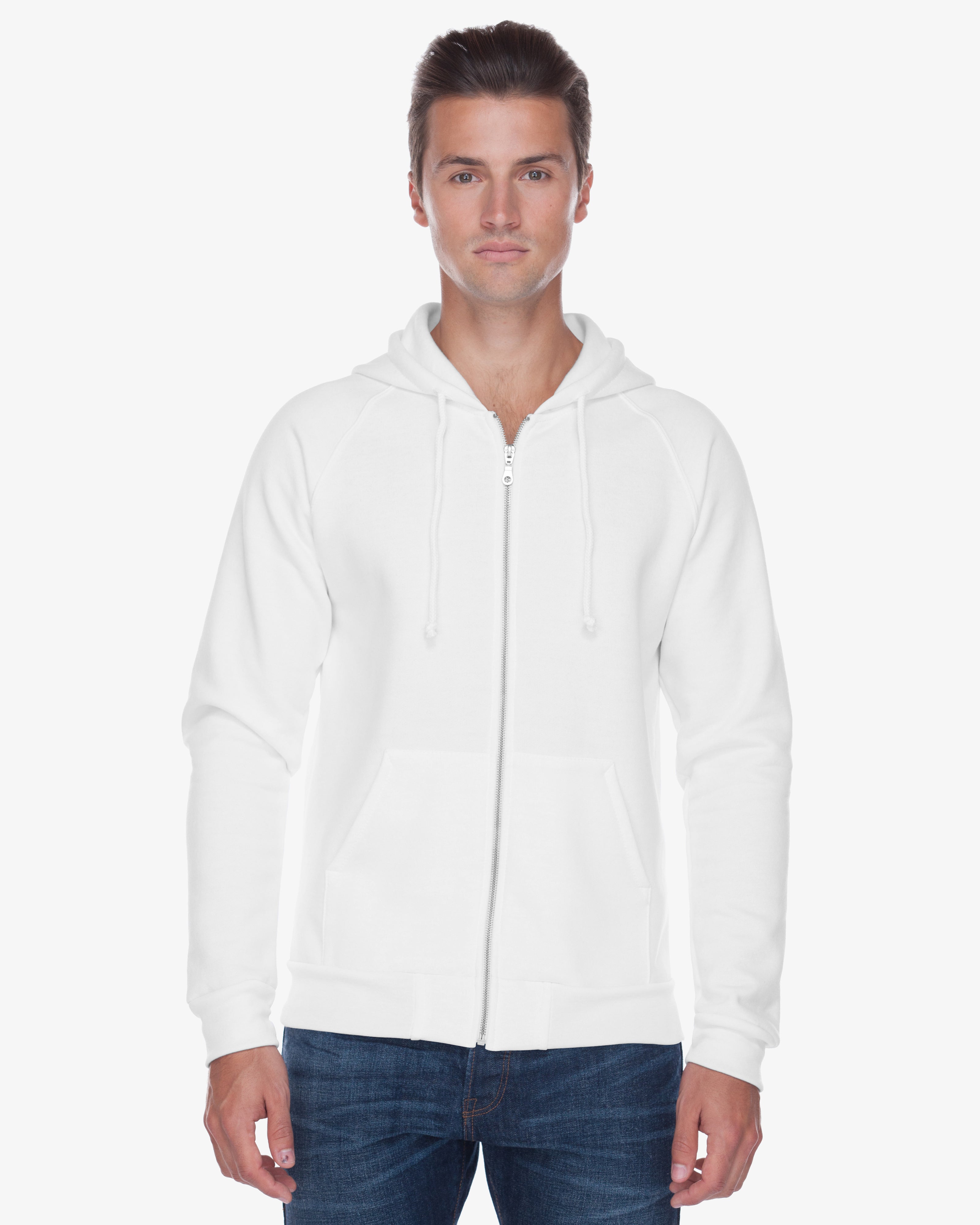 Two-Tone Raglan Full Zip Hoody