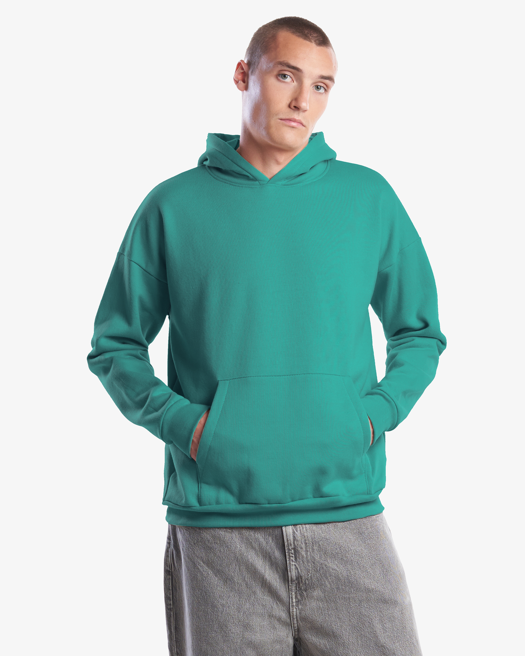 Unisex Dropshoulder Hooded Sweatshirt