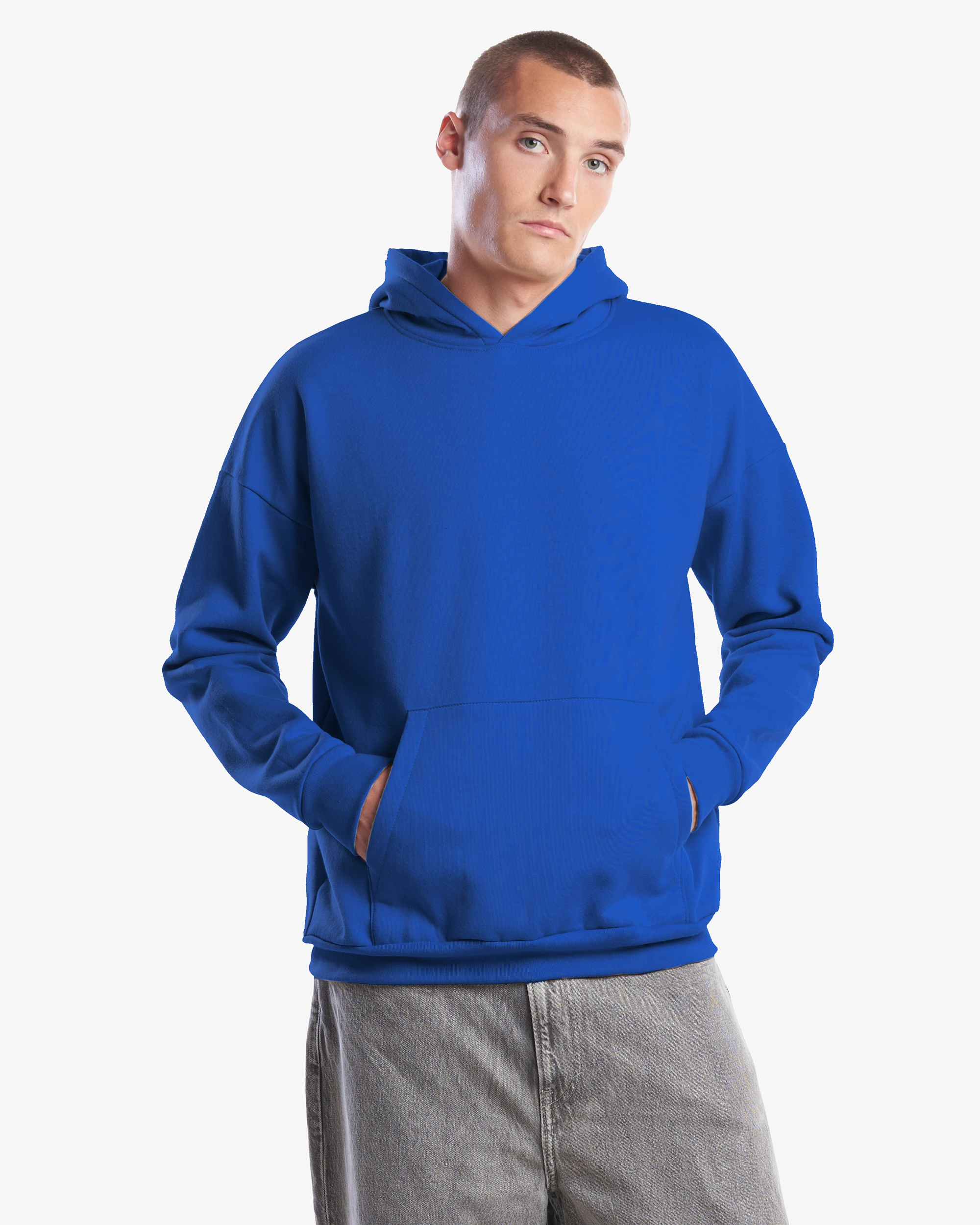 Unisex Dropshoulder Hooded Sweatshirt
