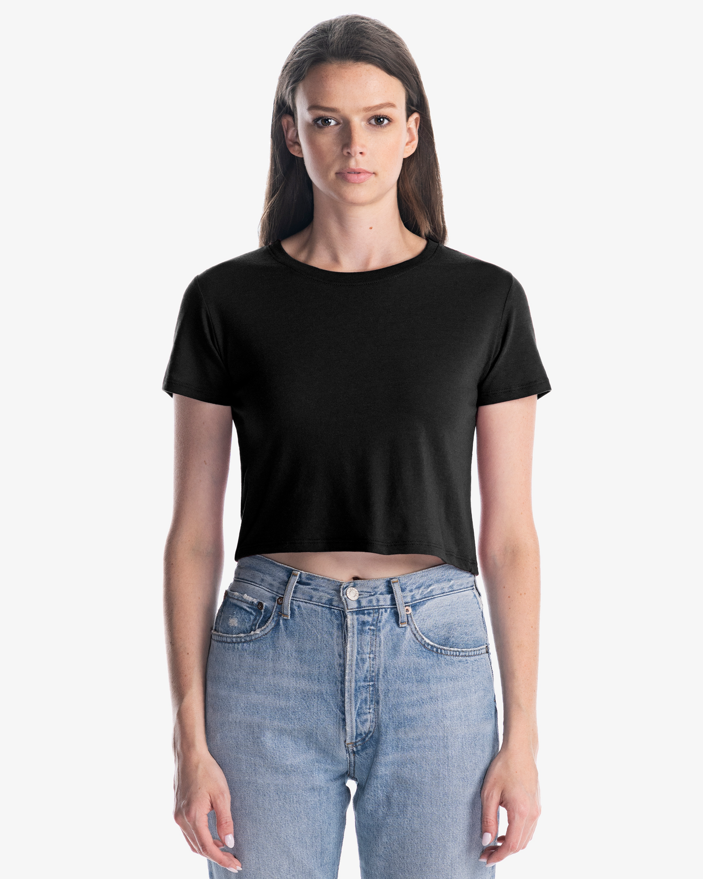Ladies Bamboo Crop T-Shirt