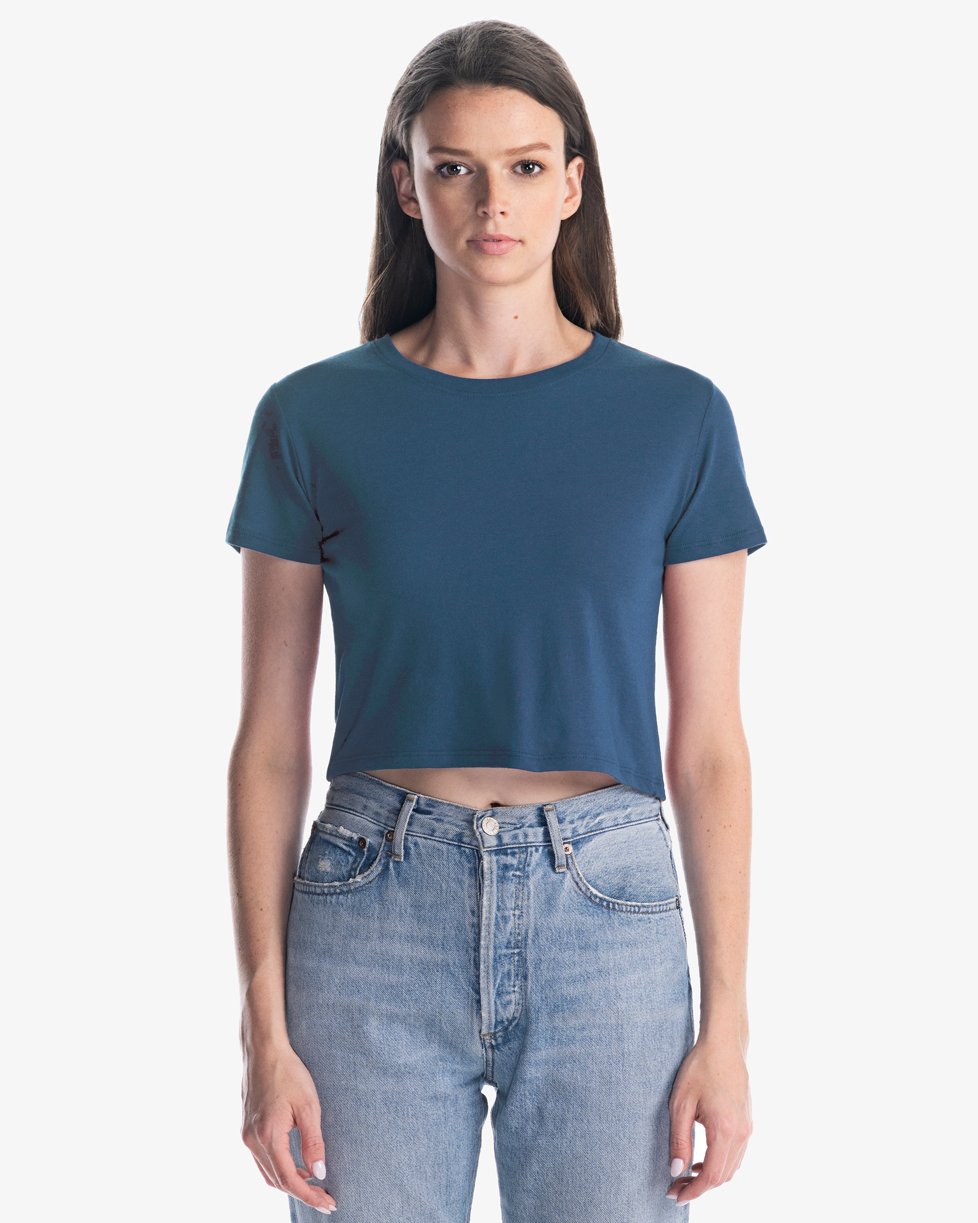 Ladies Bamboo Crop T-Shirt