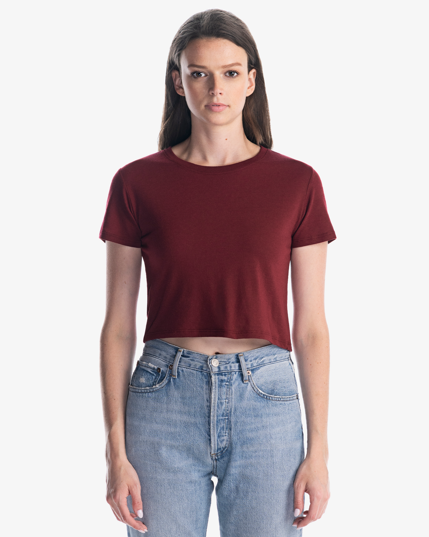 Ladies Bamboo Crop T-Shirt