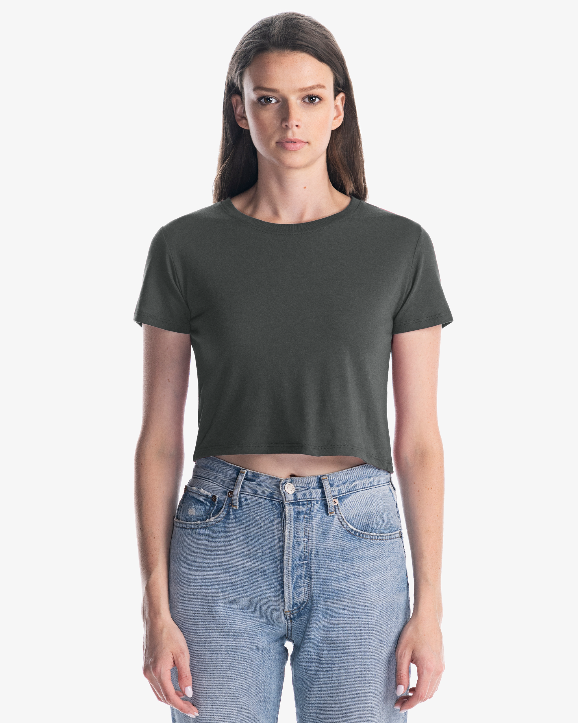 Ladies Bamboo Crop T-Shirt