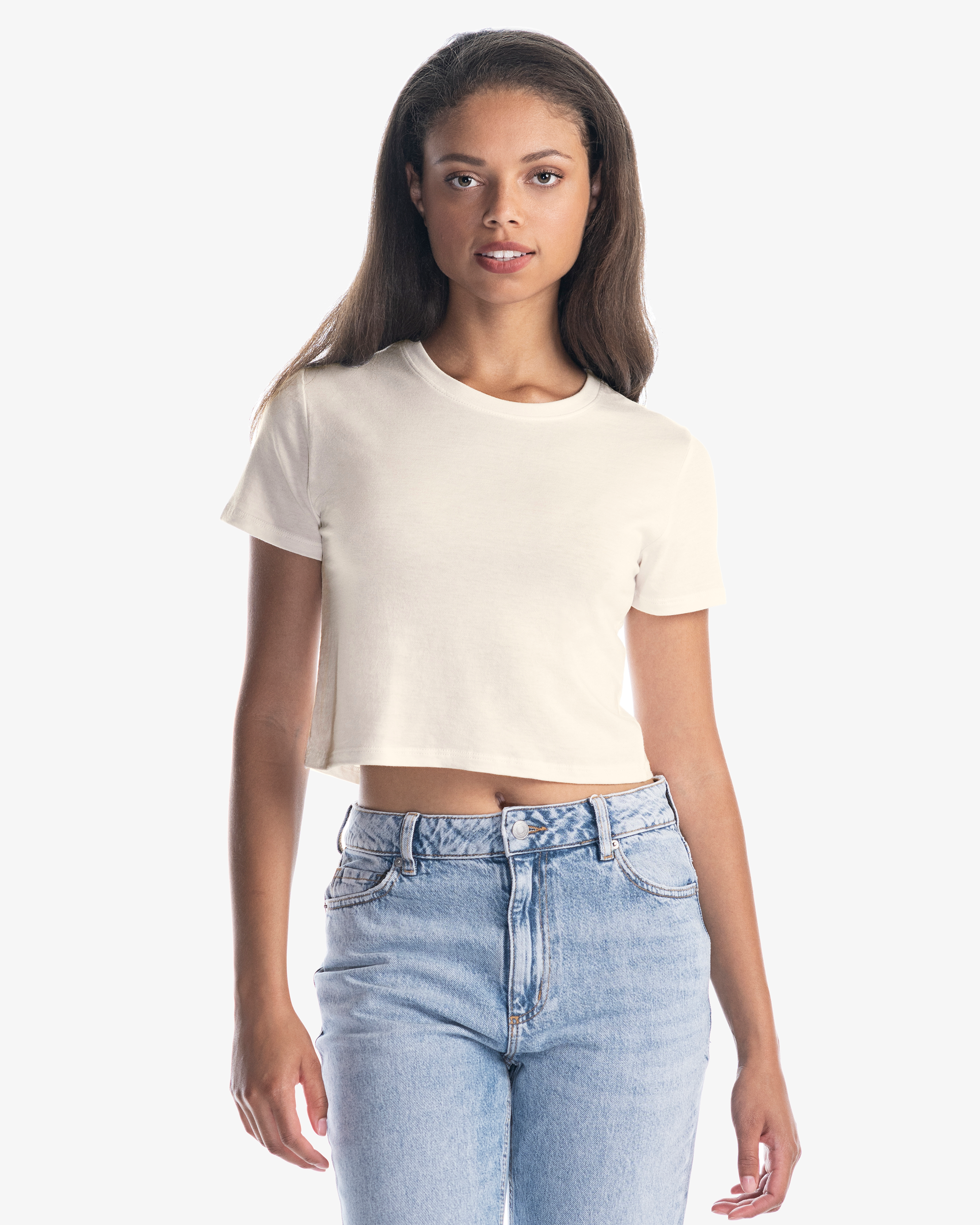 Ladies Bamboo Crop T-Shirt