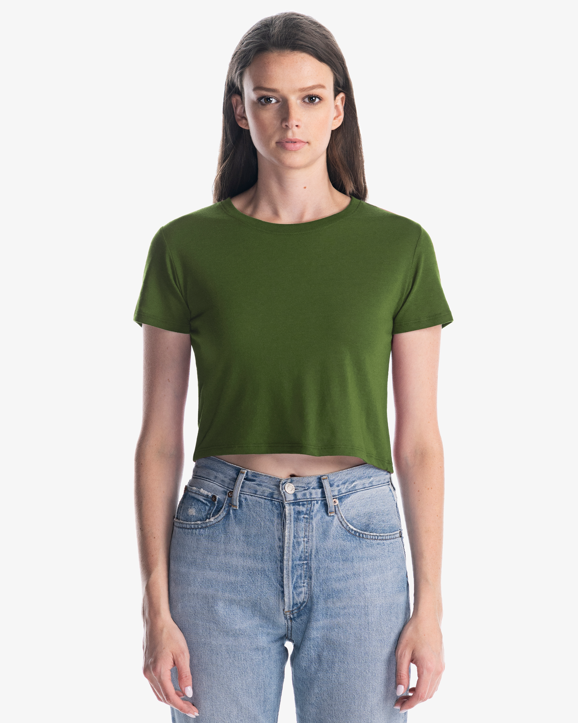 Ladies Bamboo Crop T-Shirt