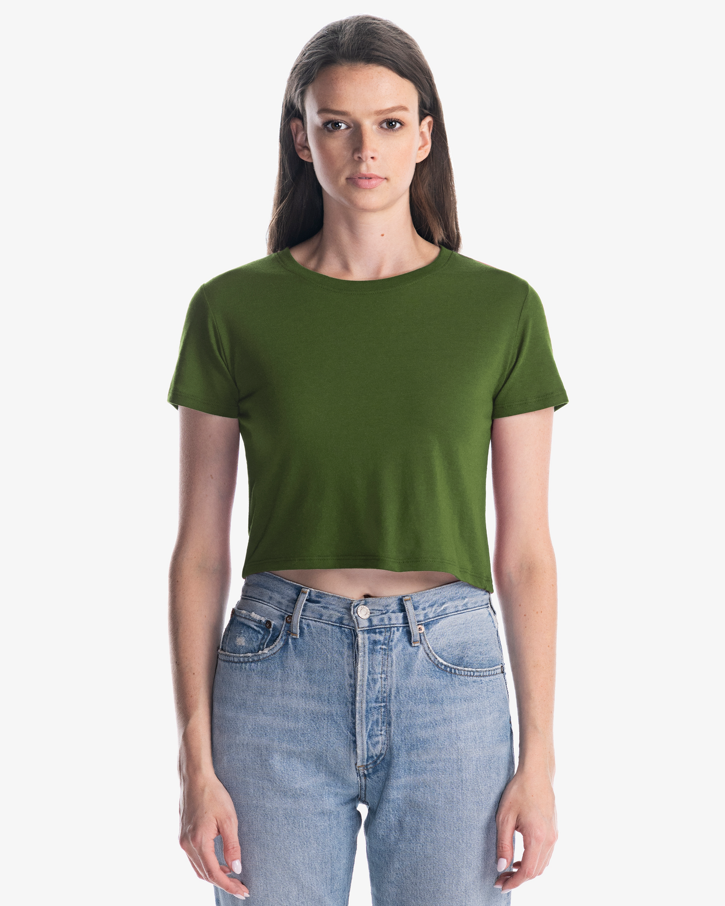 Ladies Bamboo Crop T-Shirt