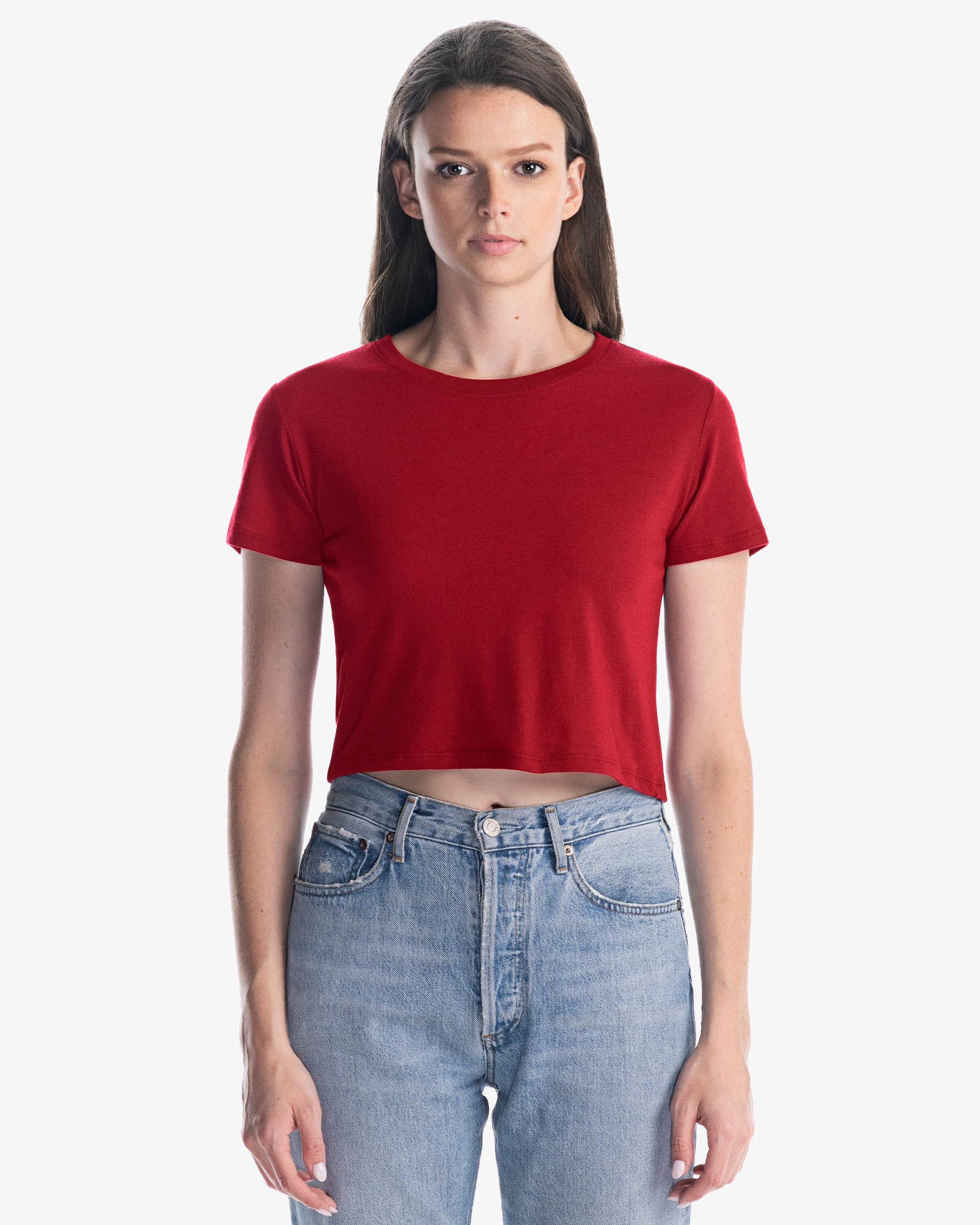 Ladies Bamboo Crop T-Shirt