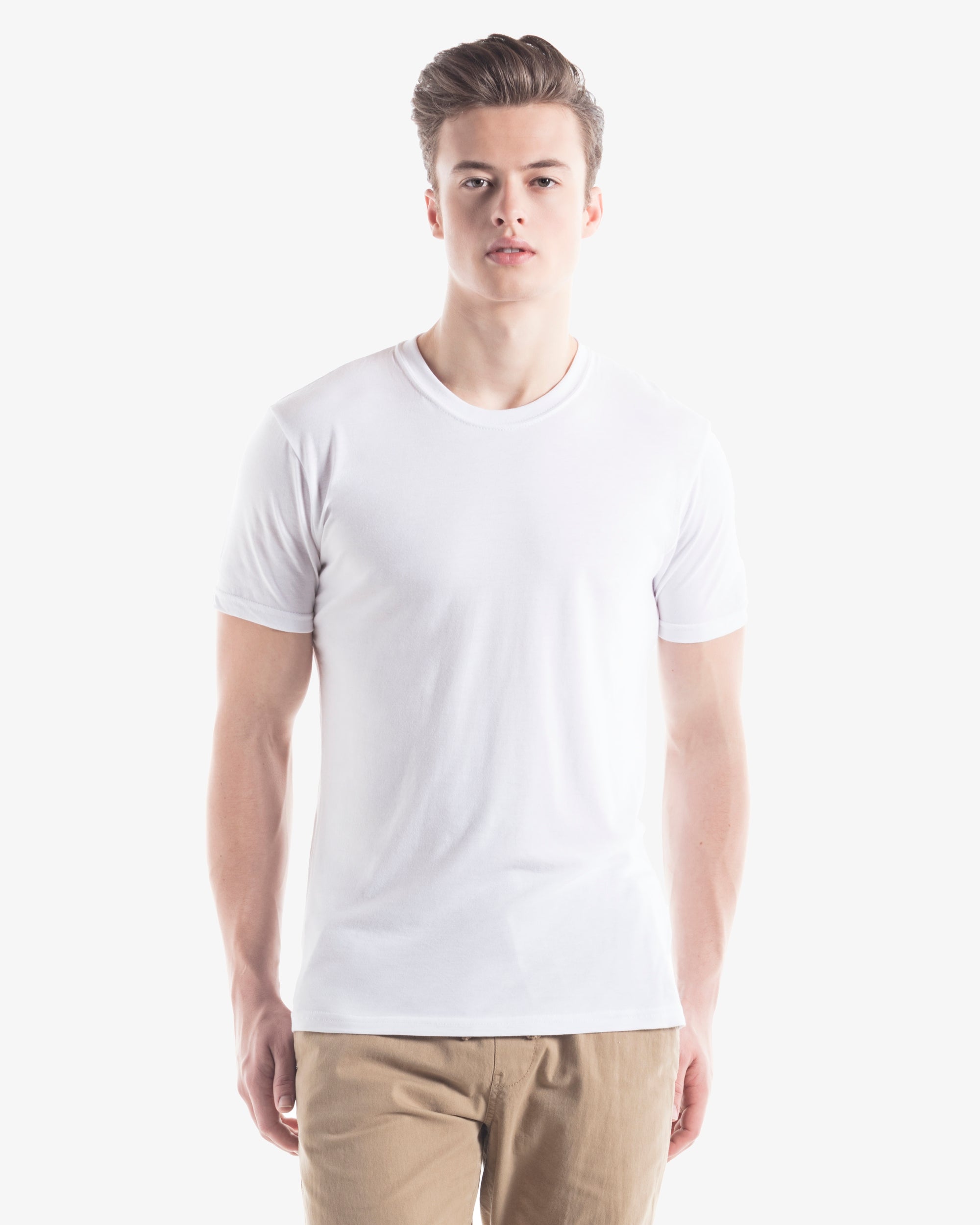 Slim Fit Bamboo Crew Neck T-Shirt