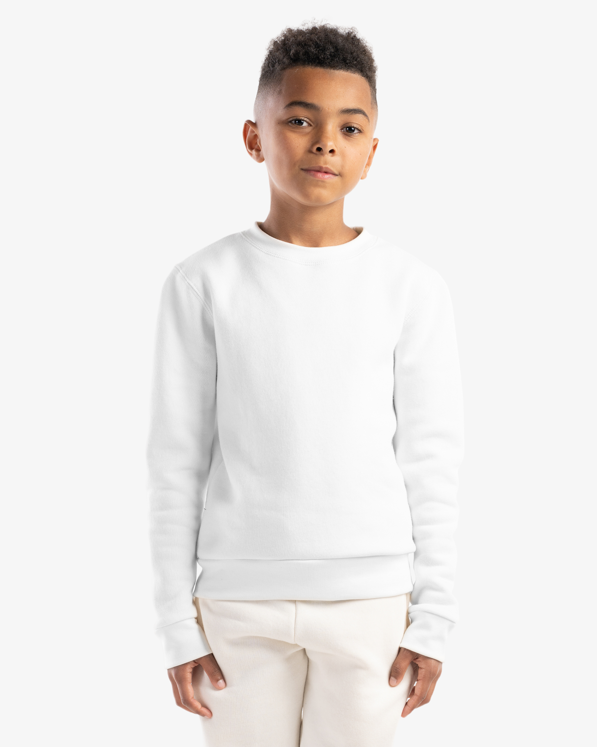 Kids Three End Bamboo Fleece Crewneck Sweatshirt