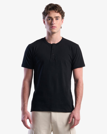 Organic Short Sleeve Henley