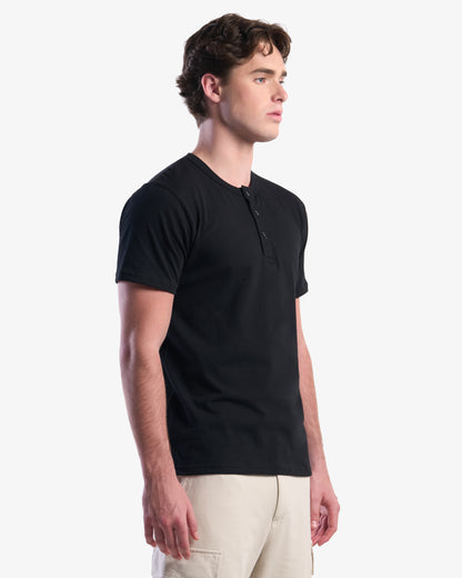 Organic Short Sleeve Henley