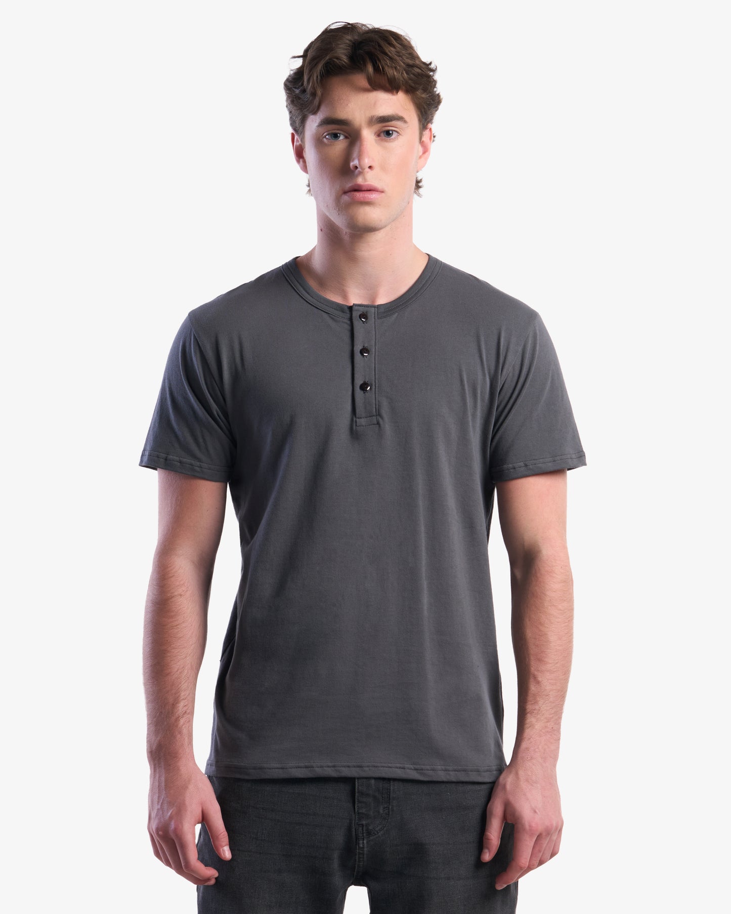 Organic Short Sleeve Henley