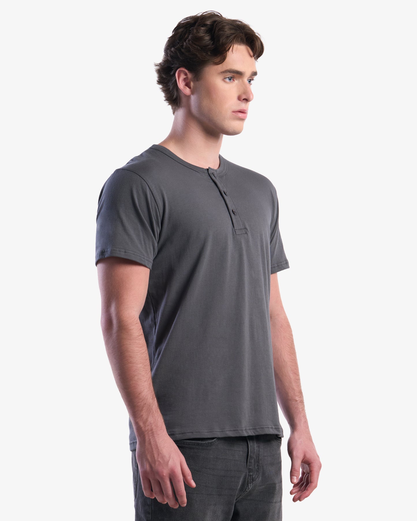 Organic Short Sleeve Henley