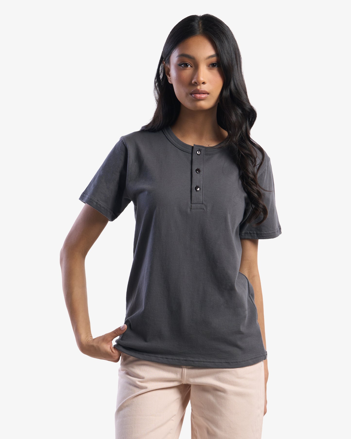 Organic Short Sleeve Henley