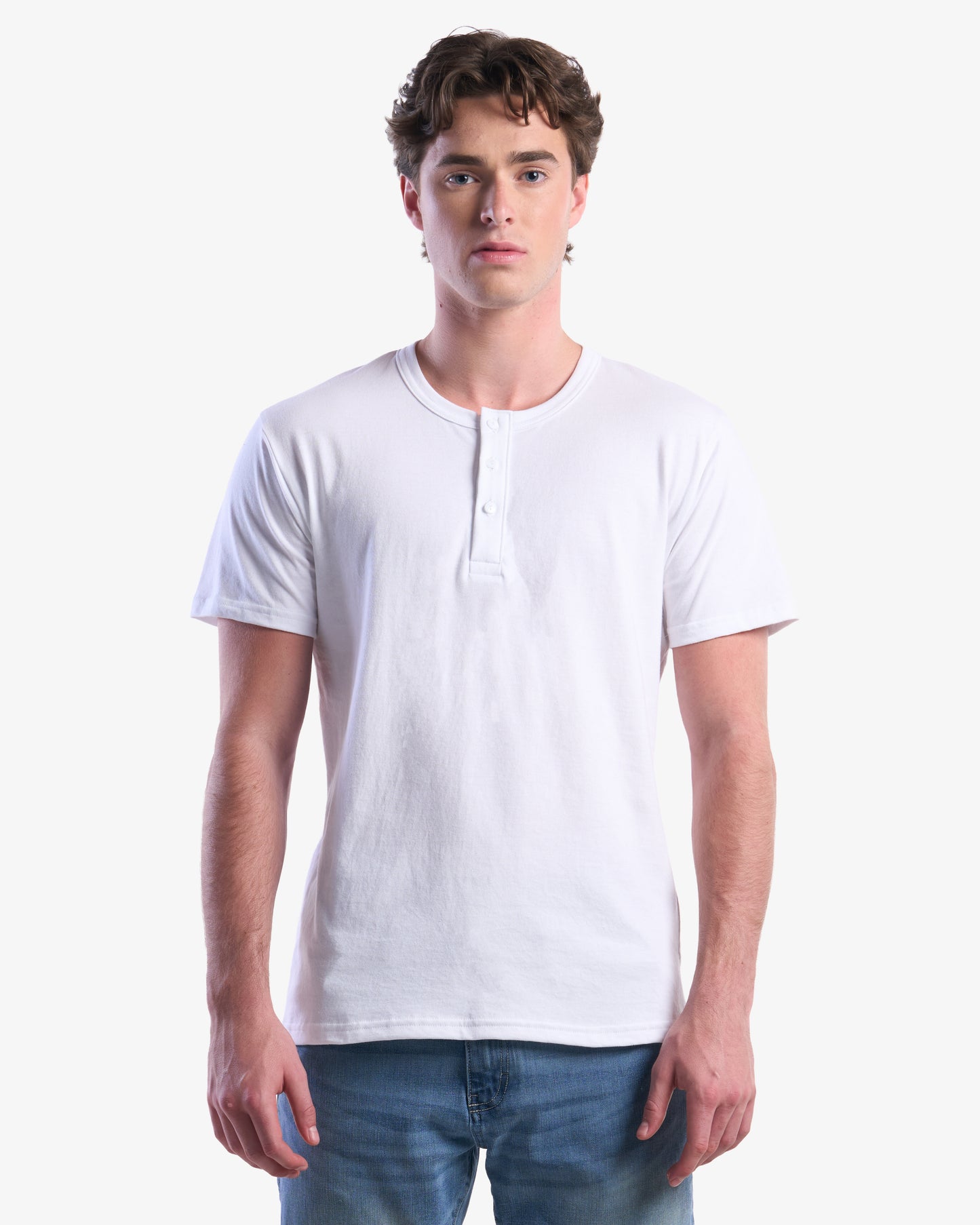 Organic Short Sleeve Henley
