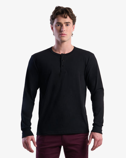 Organic Long Sleeve Henley