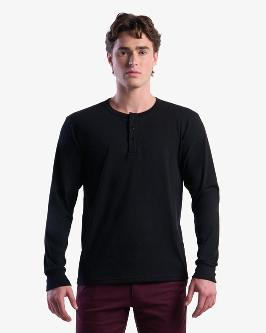 Organic Long Sleeve Henley