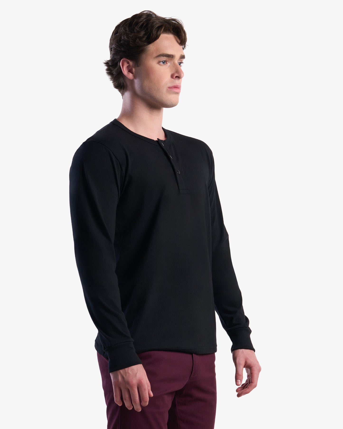 Organic Long Sleeve Henley