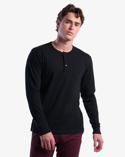 Organic Long Sleeve Henley
