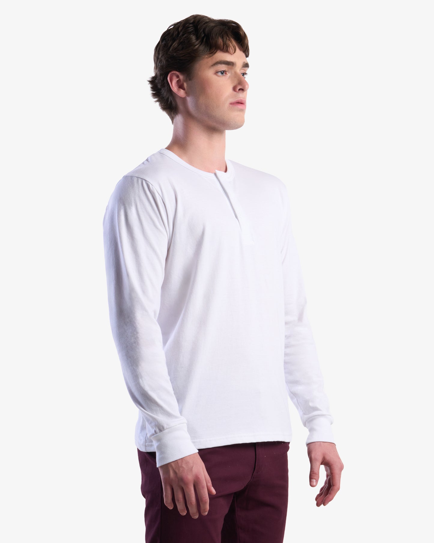 Organic Long Sleeve Henley