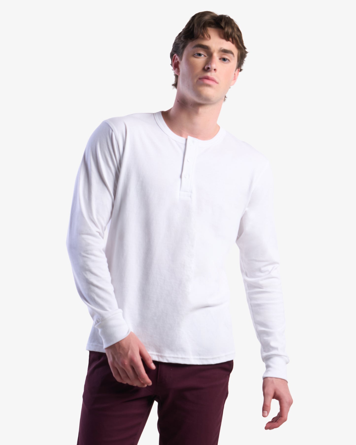 Organic Long Sleeve Henley