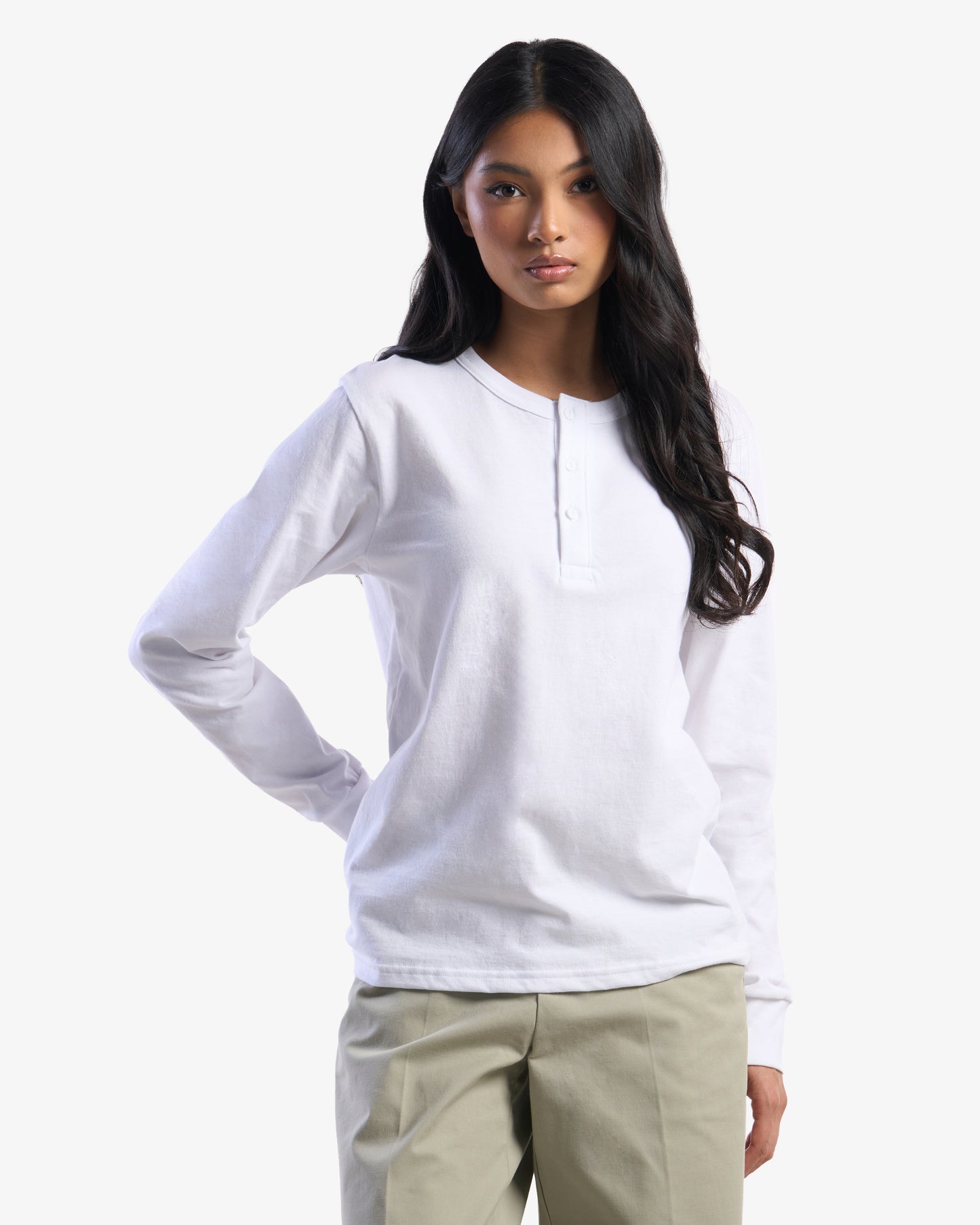 Organic Long Sleeve Henley