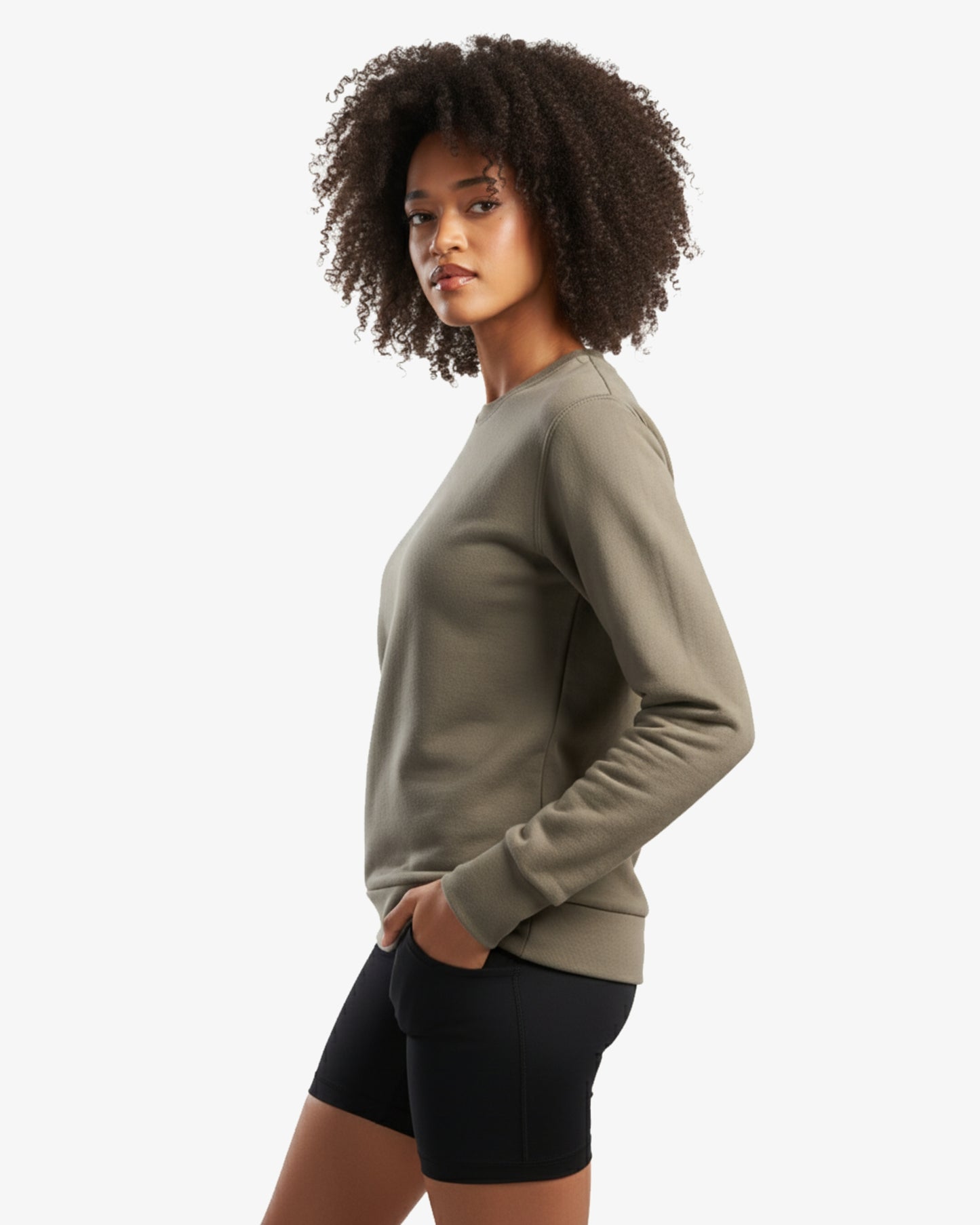 Organic Cotton Crewneck Sweatshirt