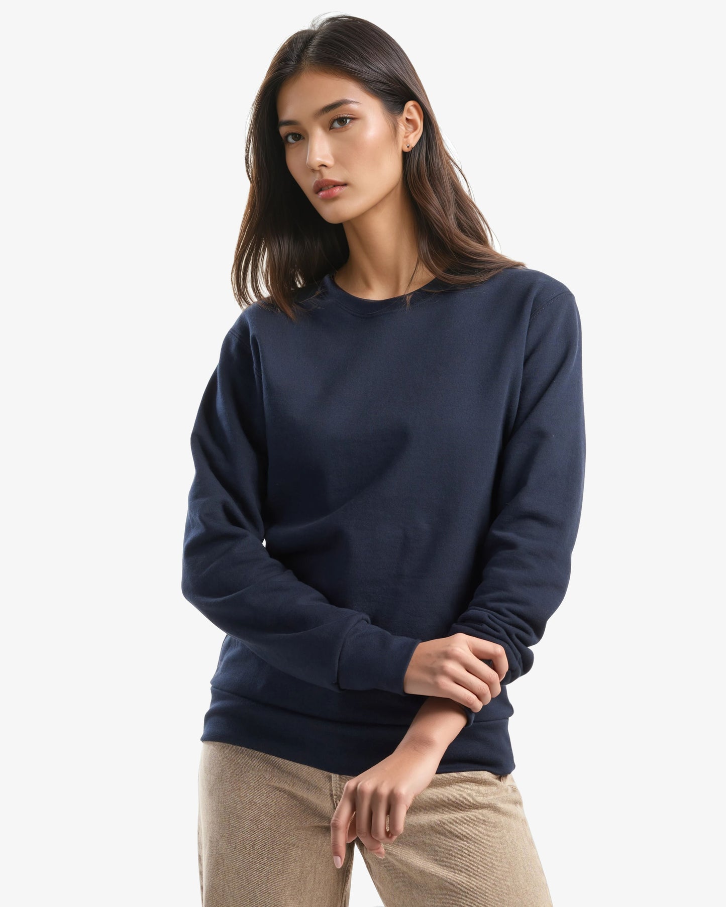 Organic Cotton Crewneck Sweatshirt