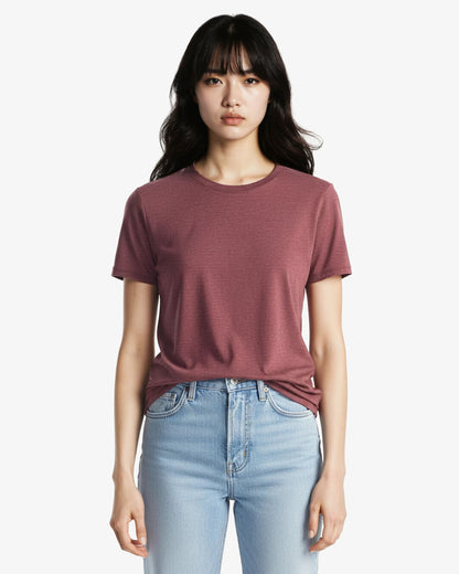 Unisex Bamboo Tri-Blend Crewneck T