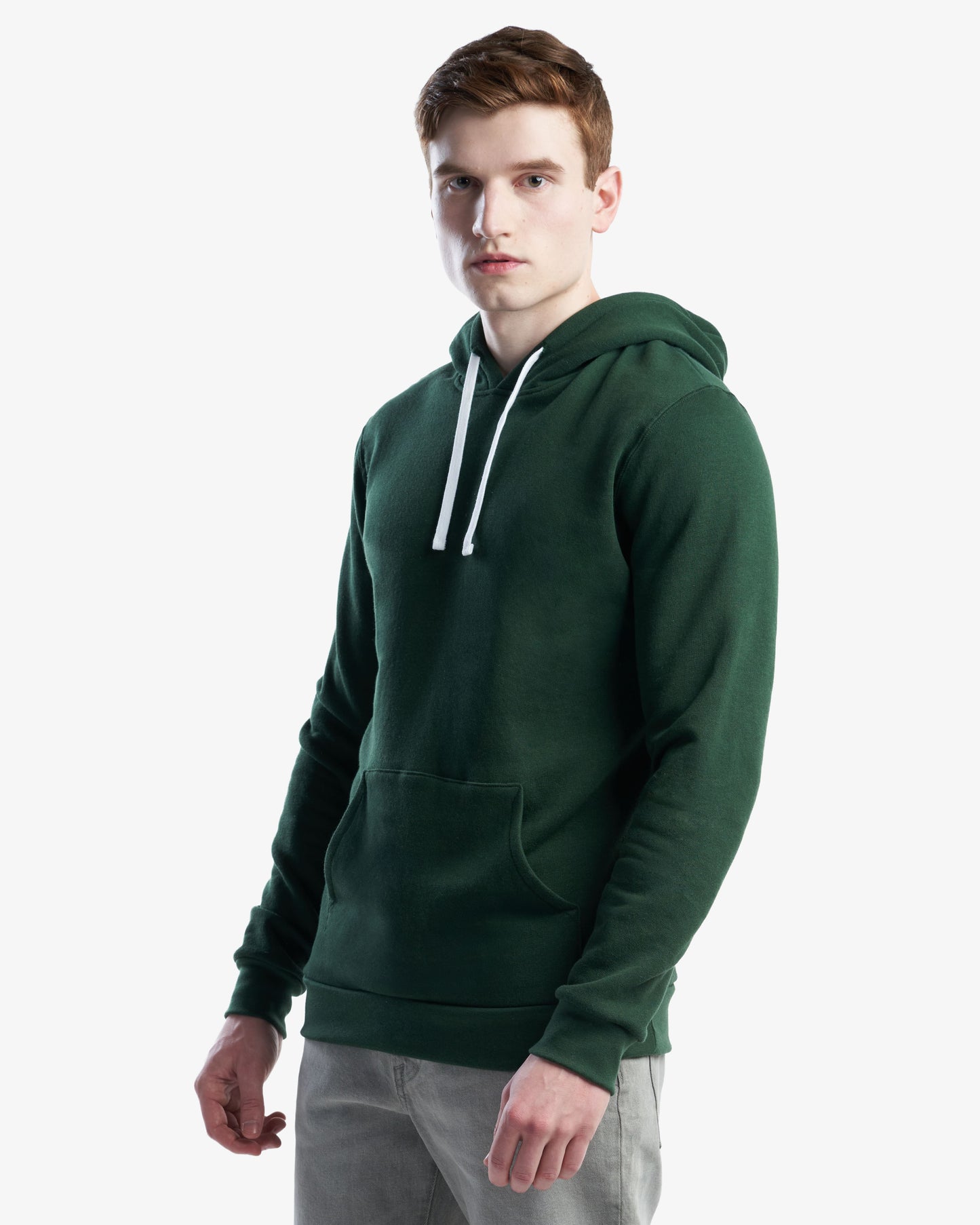 Three End Bamboo Fleece Hooded Sweatshirt