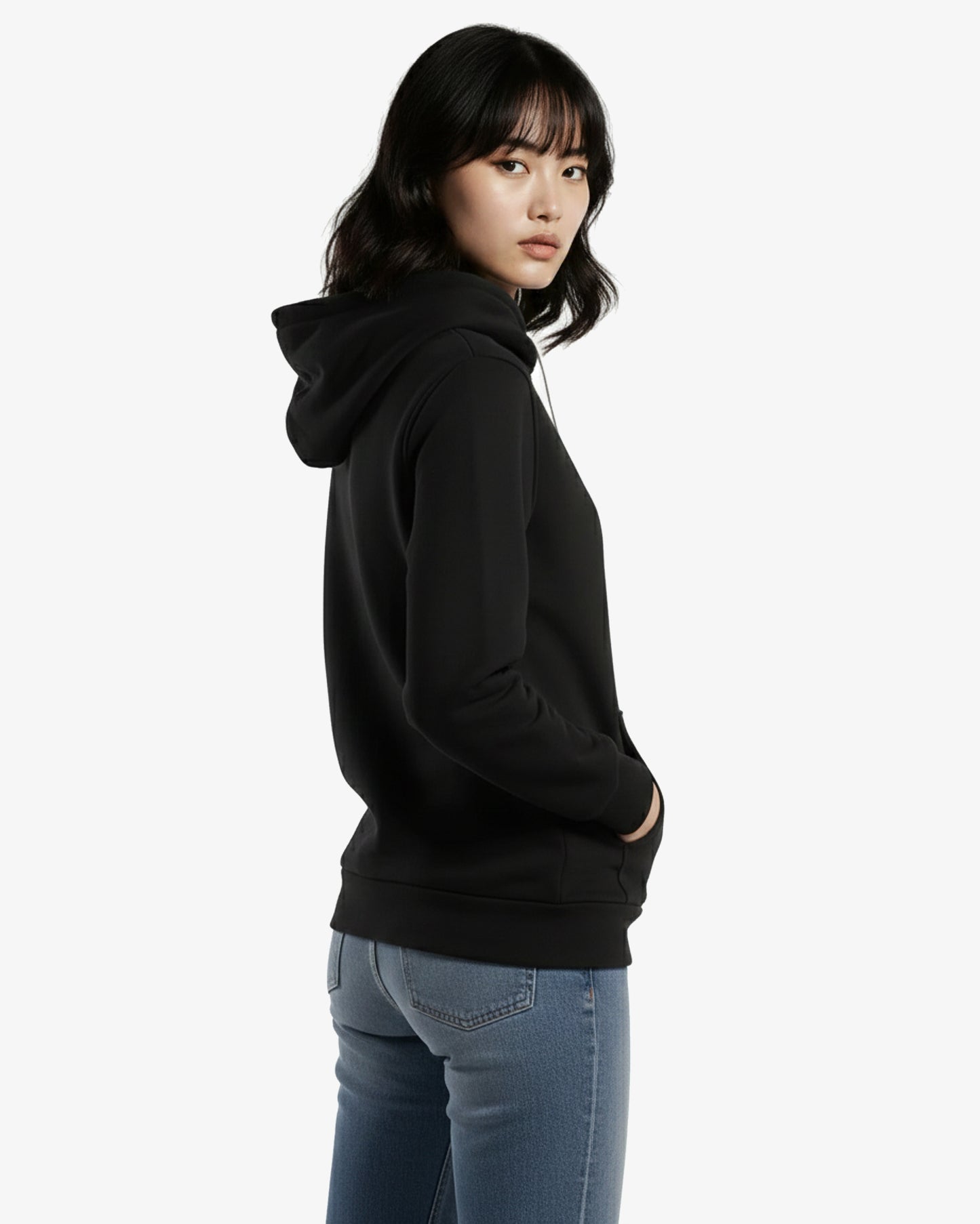 Three End Bamboo Fleece Hooded Sweatshirt